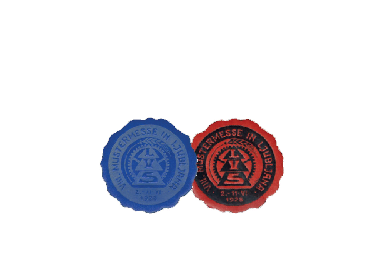 Reklamemarken VIII. Mustermesse Ljubljana 1928