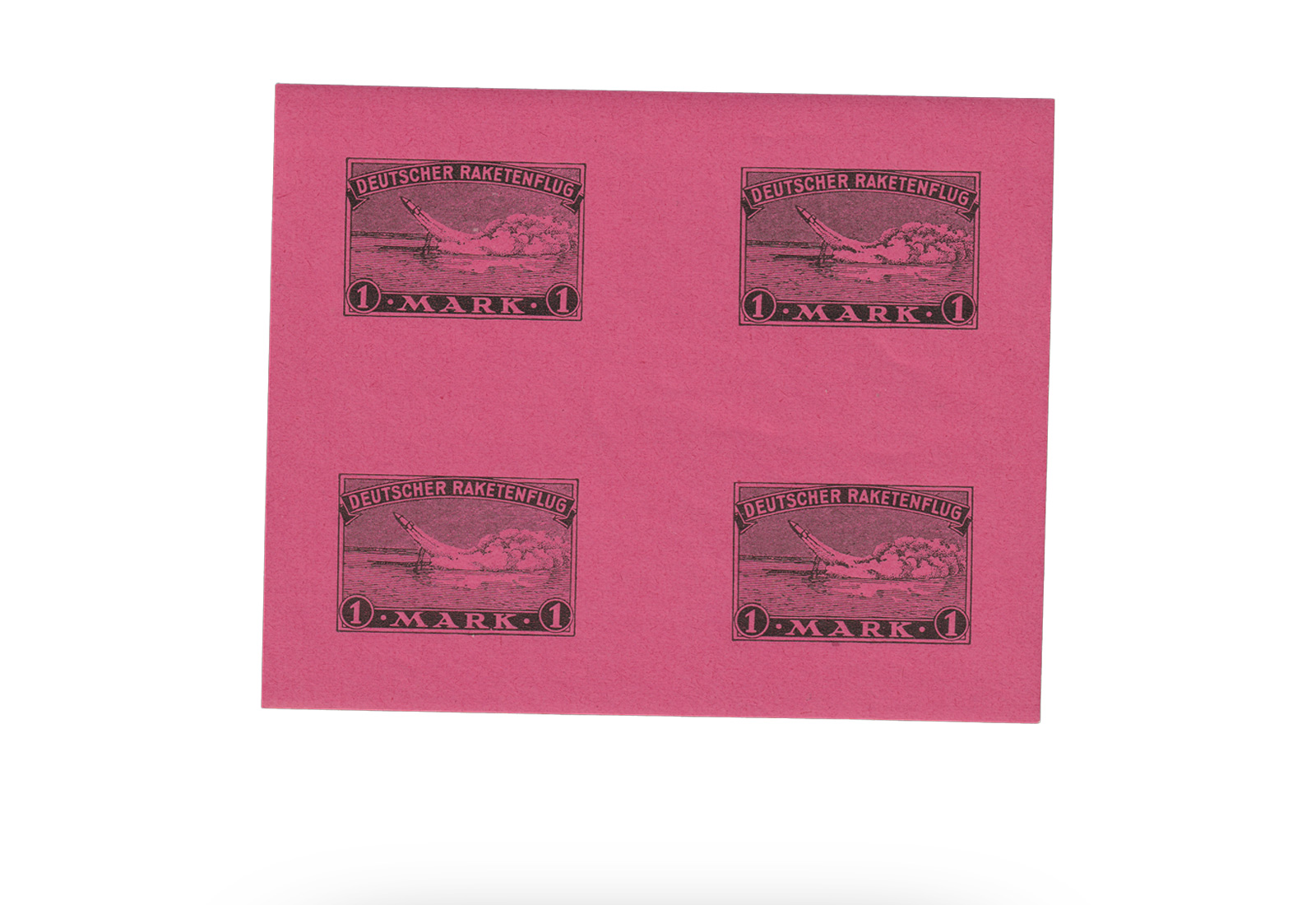 Deutscher Raketenflug 1933 als Kleinbogen