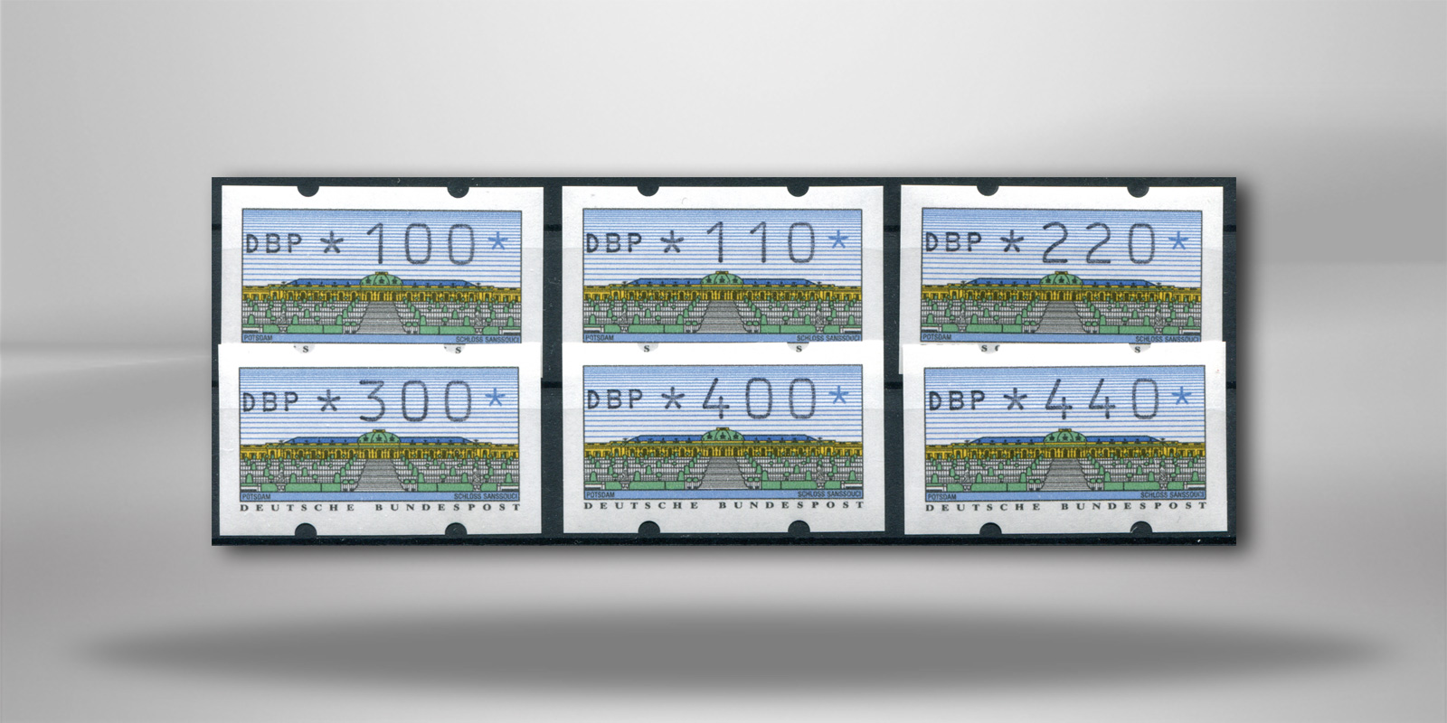 BRD ATM 2.1.1. VS 3 postfrisch 6 Werte