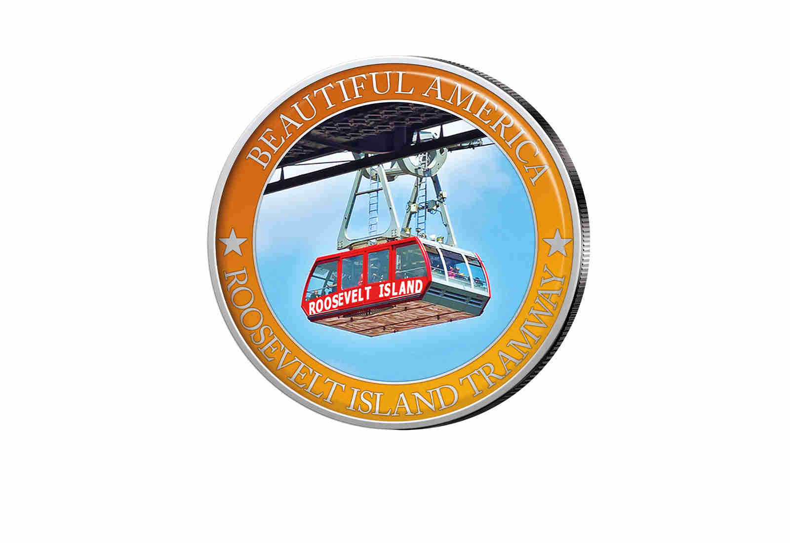 1/2 Dollar USA Roosvelt Island Tramway - Serie Beautiful America