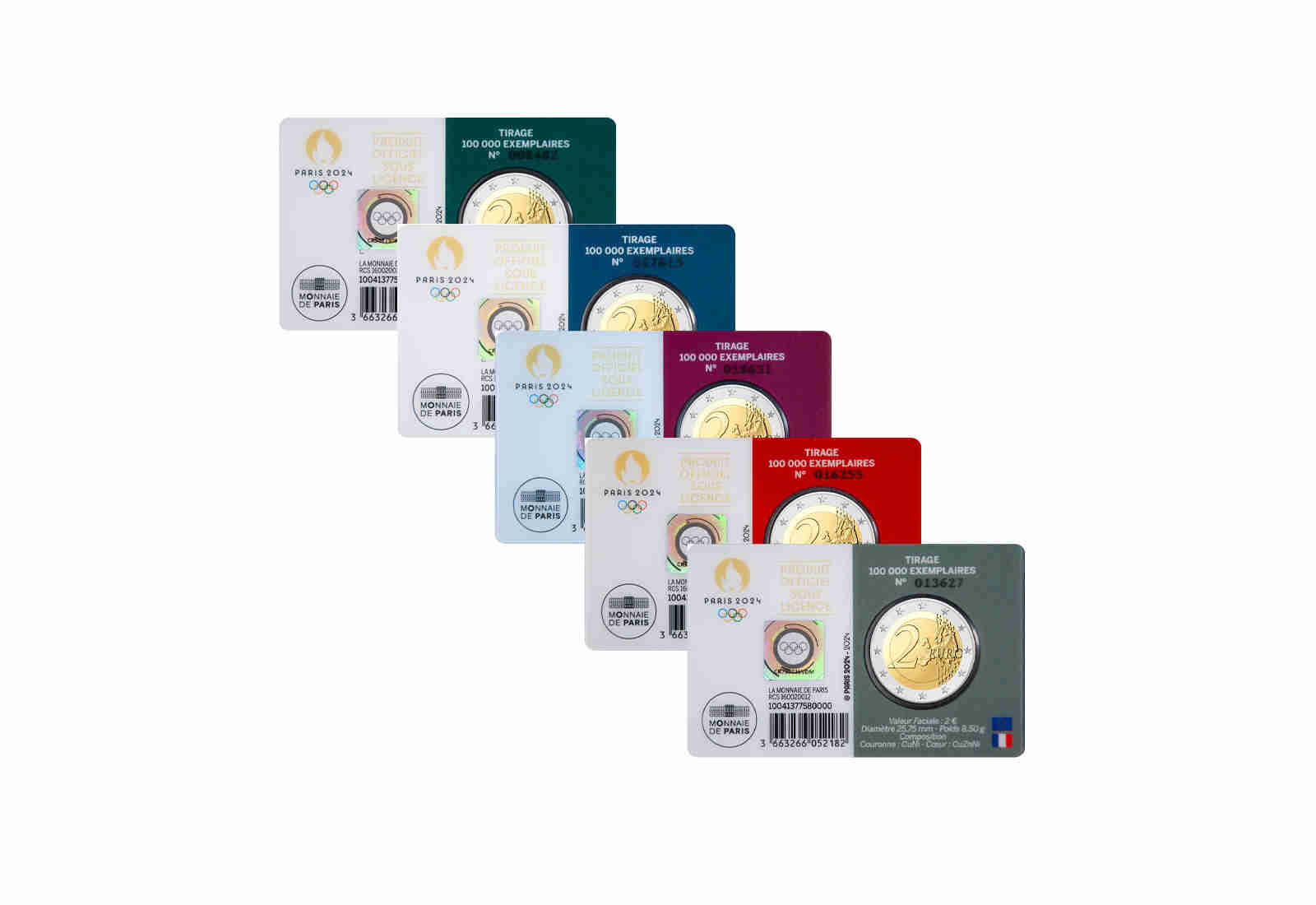 2 Euro 2024 Frankreich Herkules beim Ringkampf bfr. Coincard u. Wahl