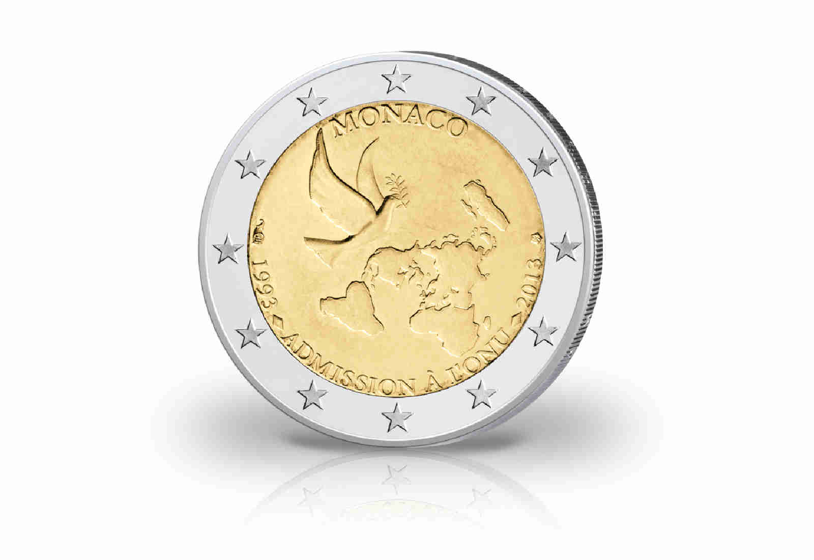 2 Euro 2013 Monaco UNO Vereinte Nationen bfr.