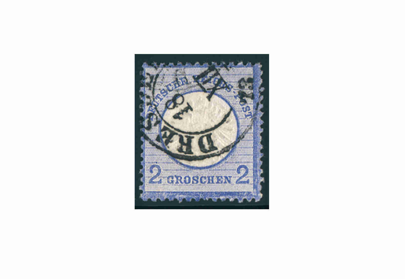 Briefmarke Deutsches Reich Brustschild 1872 Michel-Nr. 20 gestempelt