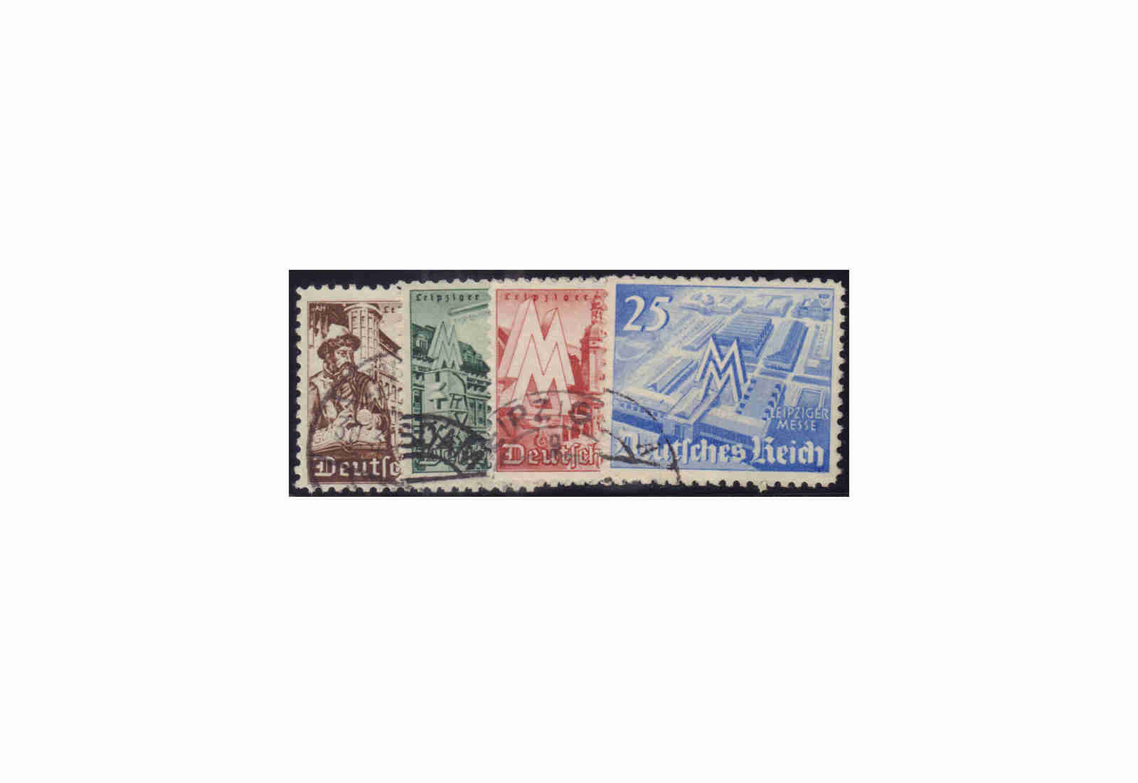 Deutsches Reich Mi.Nr. 739/42 gestempelt