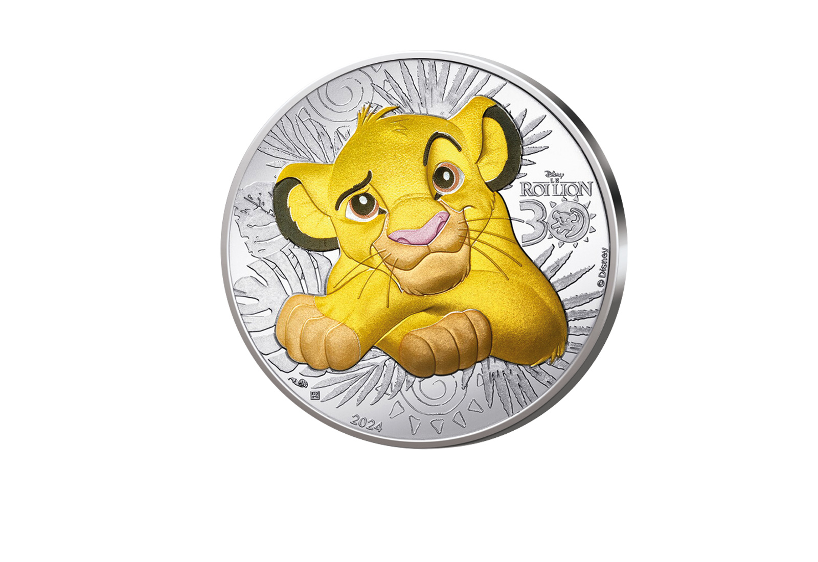 10 Euro Silber 2024 Frankreich Disney 30 Jahre König der Löwen st