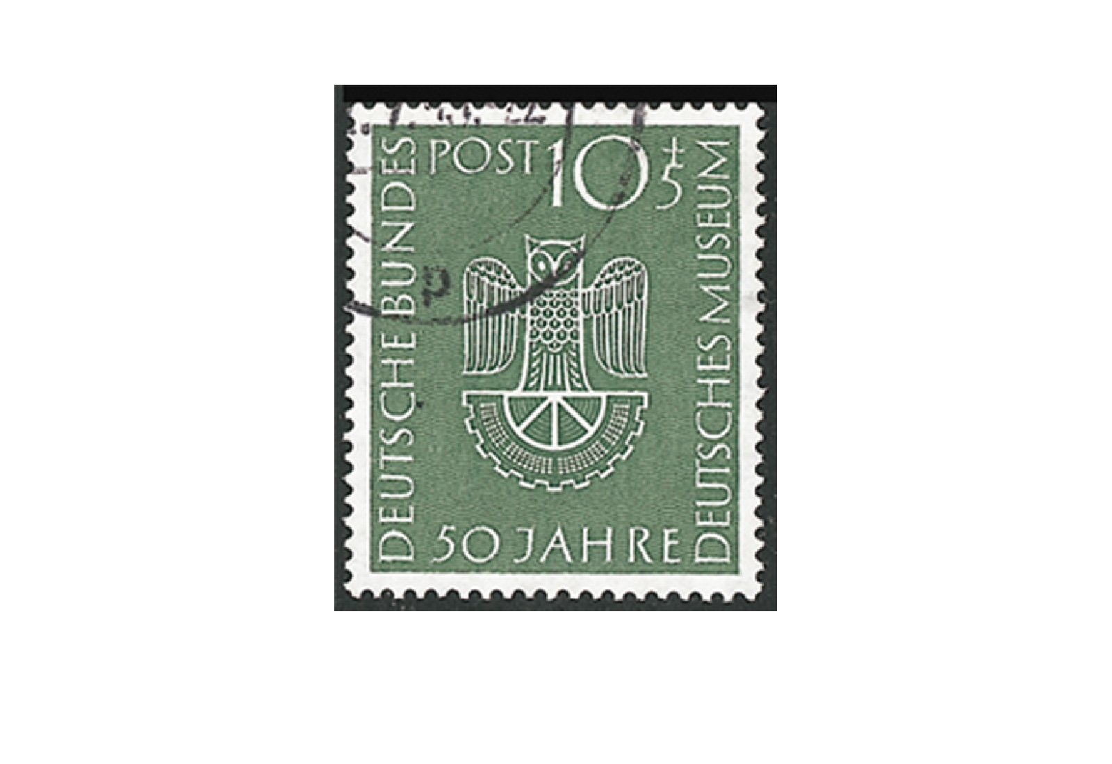 Briefmarke BRD 50 Jahre deutsches Museum 1953 Michel-Nr. 163 gestempelt