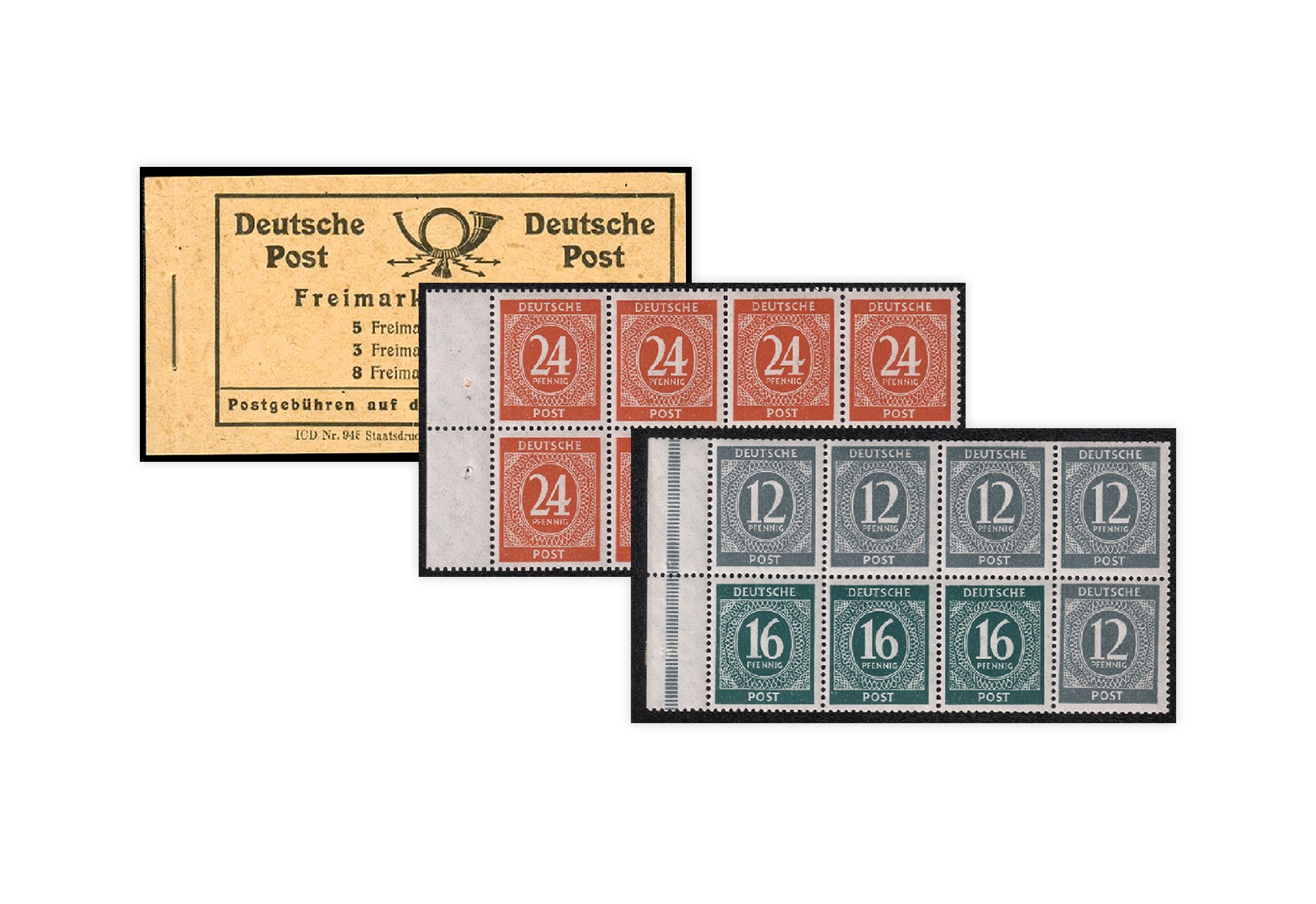 Alliierte Besatzung Markenheftchen MH 50 postfrisch