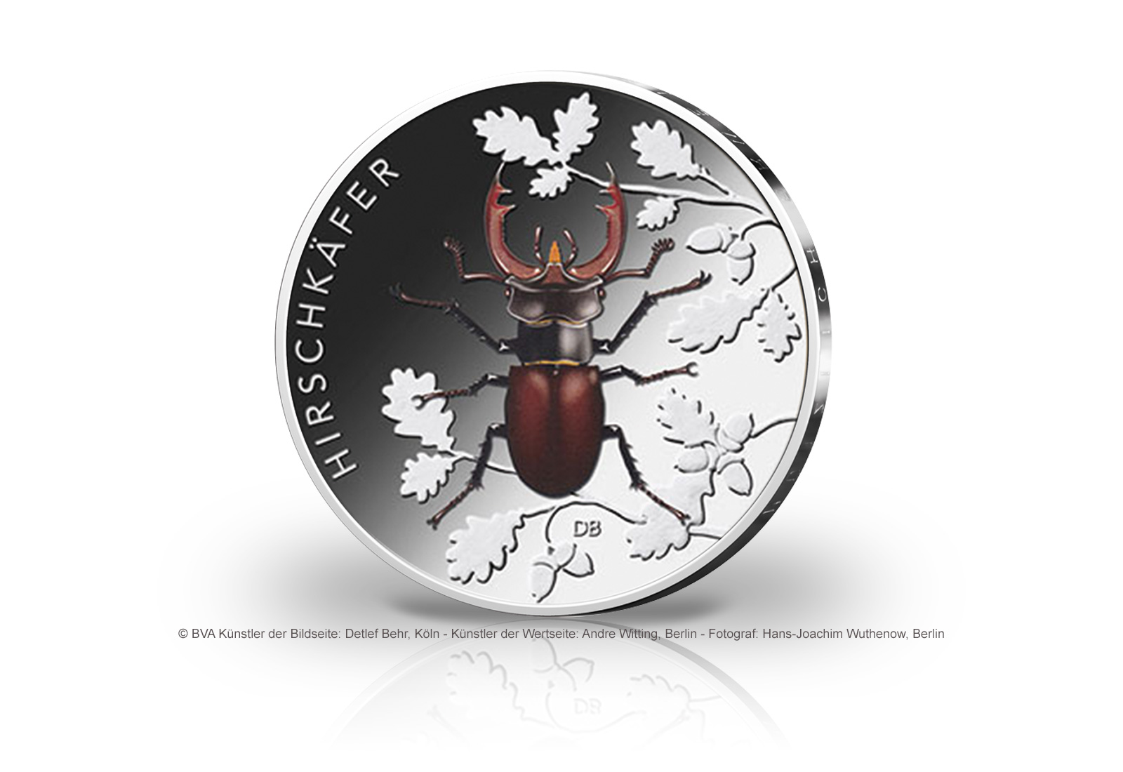 5 Euro 2024 Deutschland Hirschkäfer st Prägestätte D