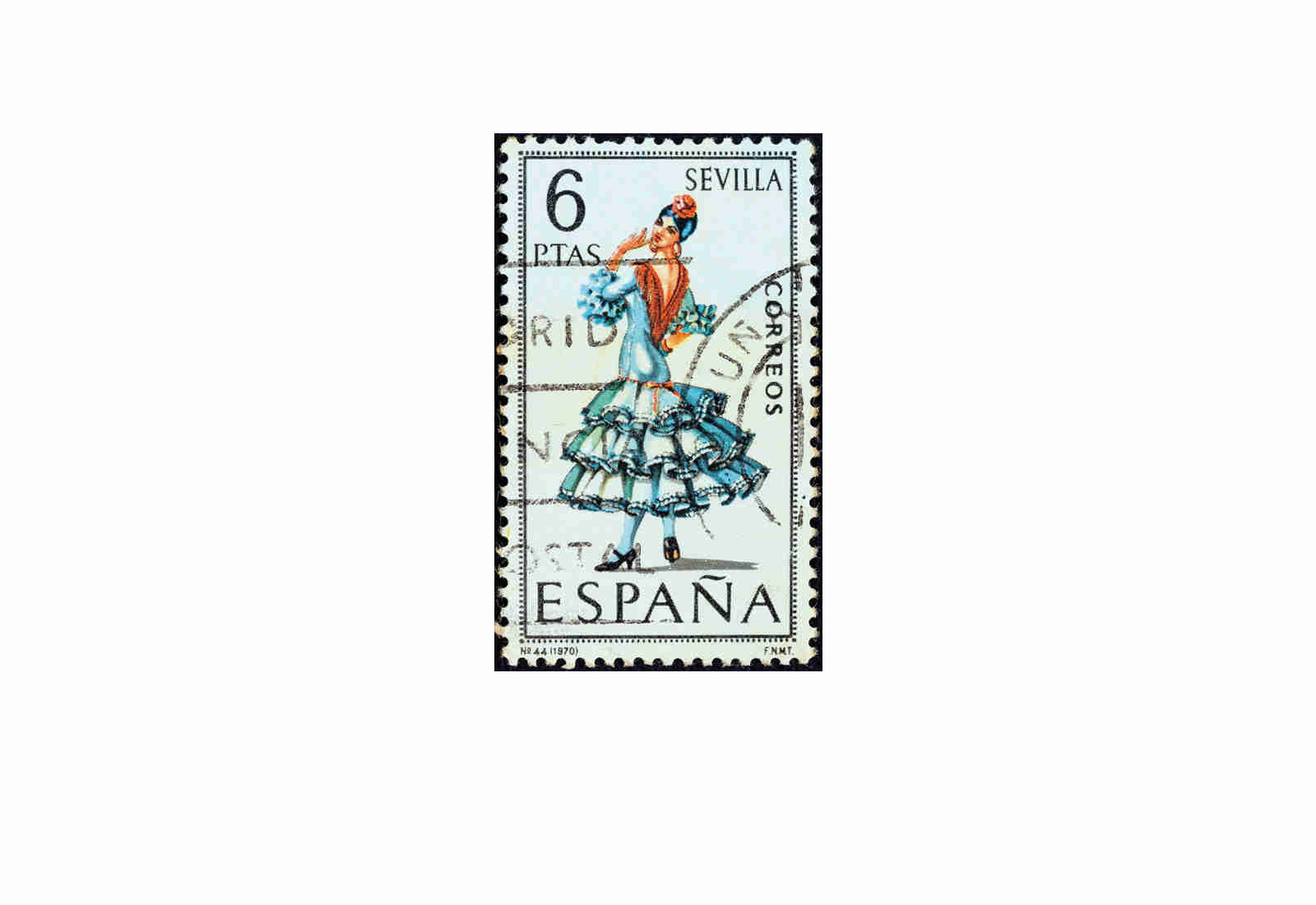Briefmarken Spanien 100 verschiedene Marken postfrisch und gestempelt