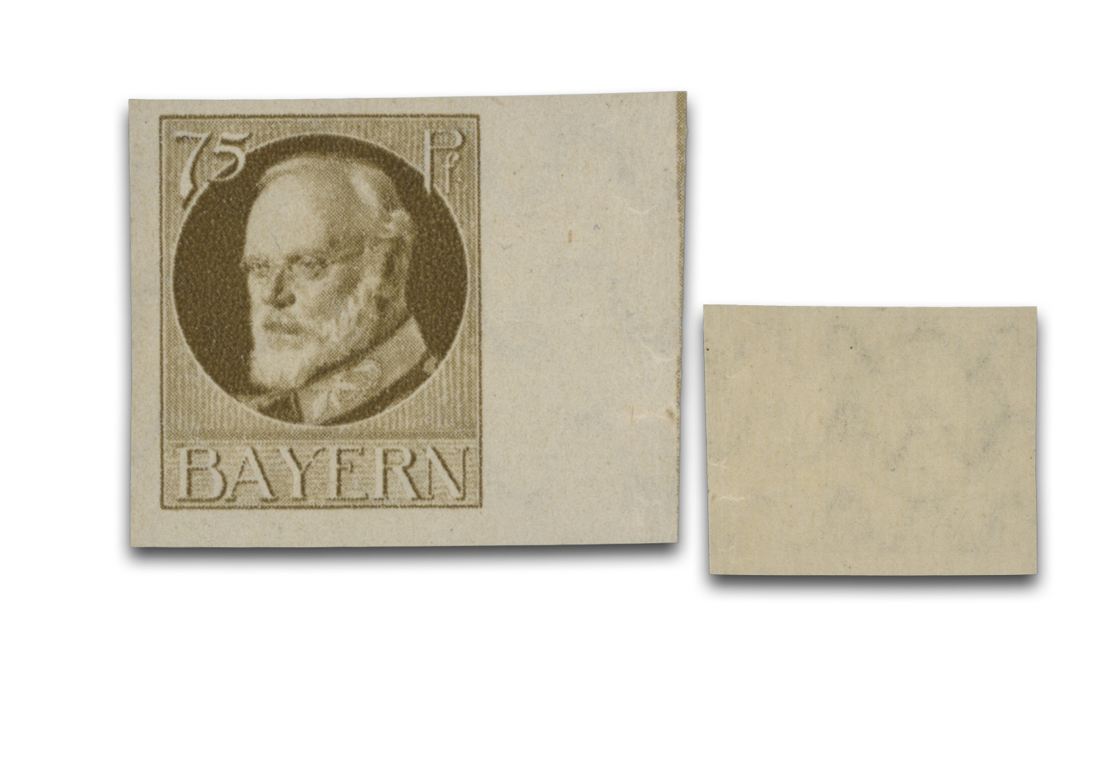 Bayern MiNr: 135 B I b ** ohne Aufdruck
