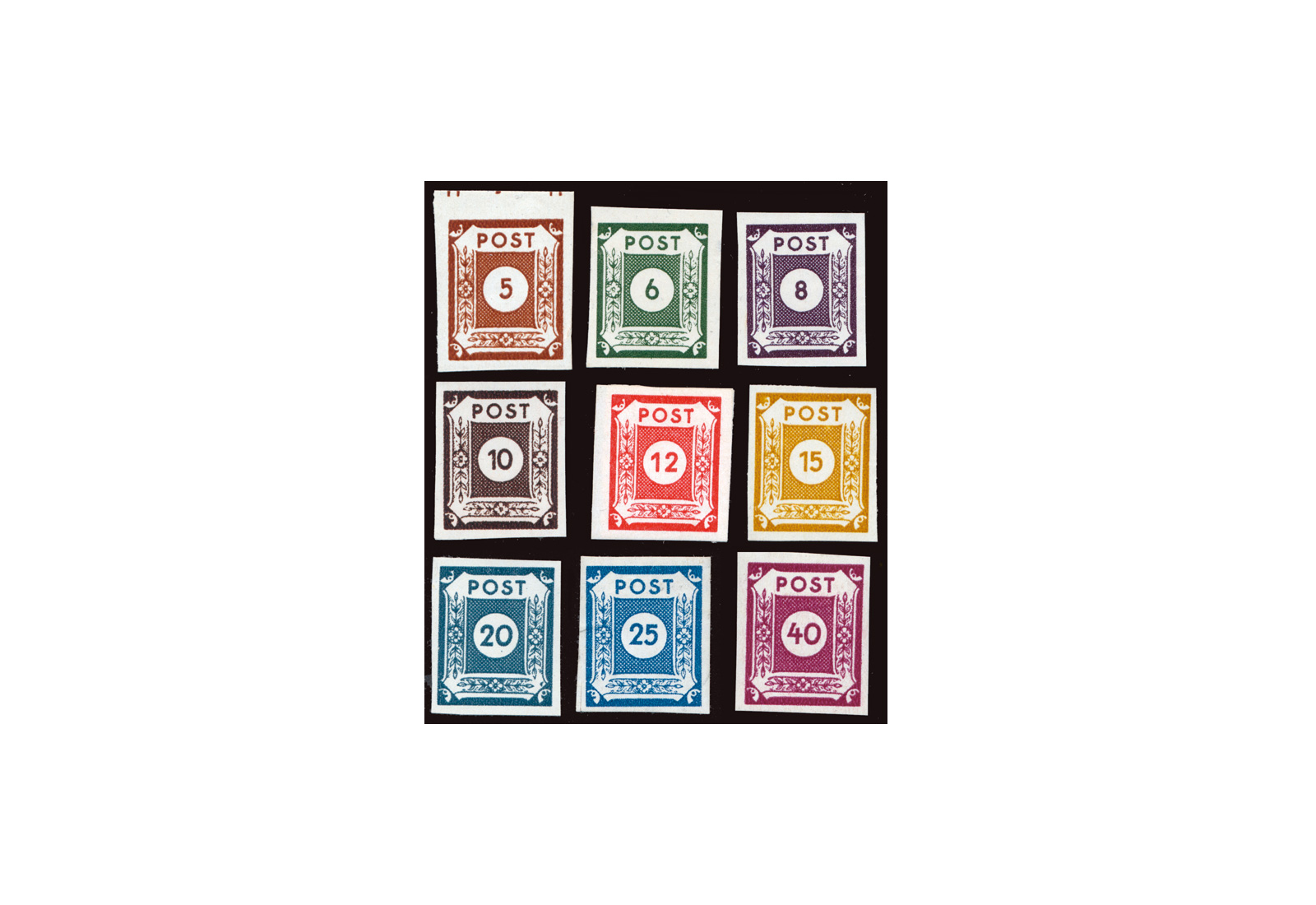 SBZ Mi.Nr. 42/50 A postfrisch