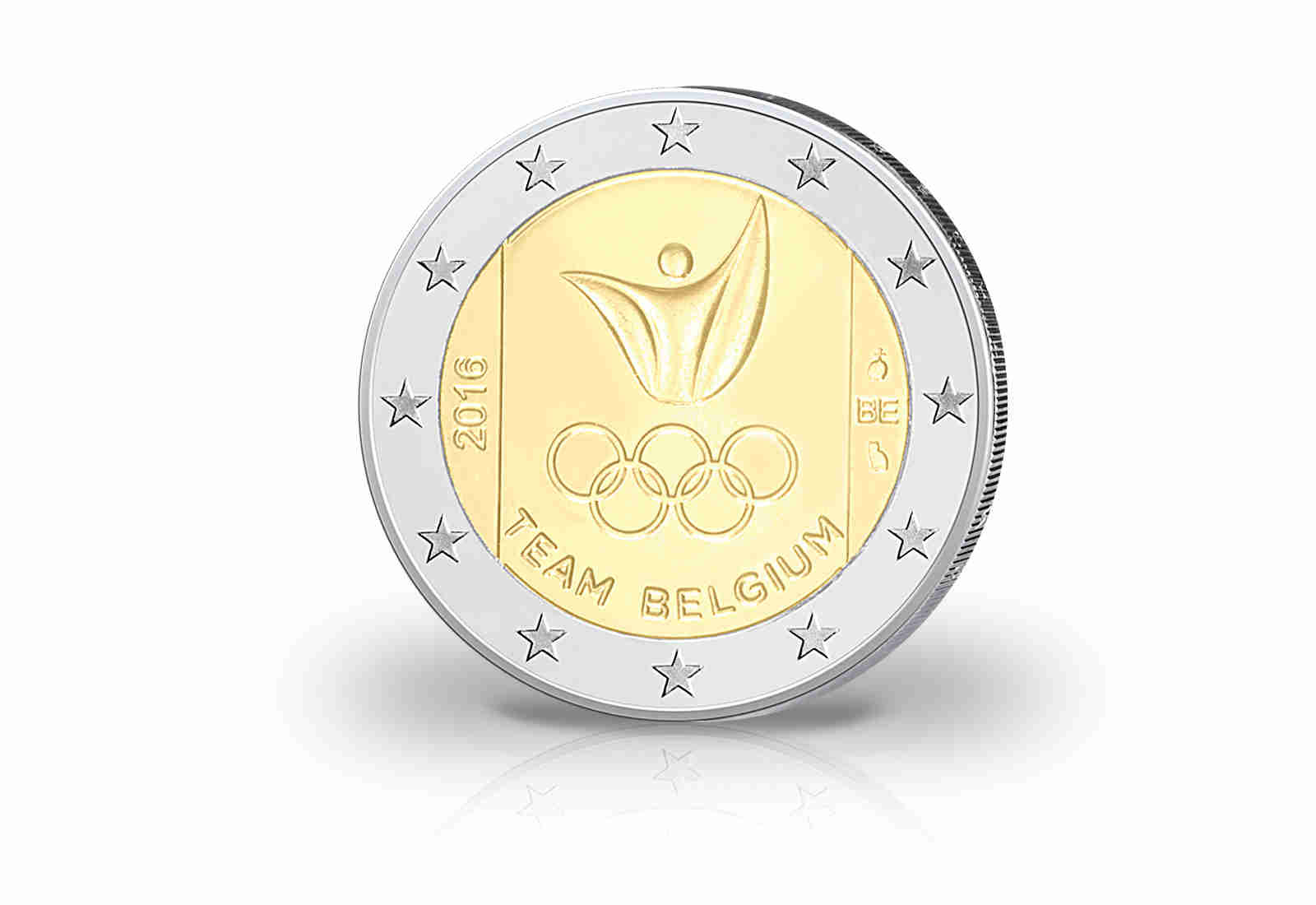 2 Euro 2016 Belgien Olympiade in Rio de Janeiro st in Coincard