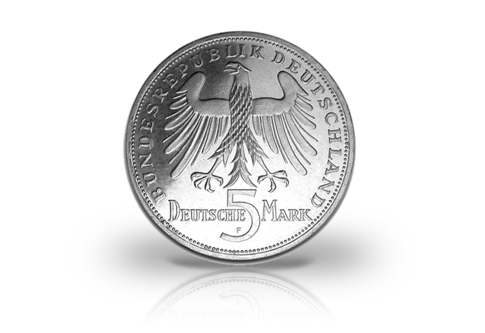 BRD 5 DM Silbermünze 1955 Friedrich von Schiller PP