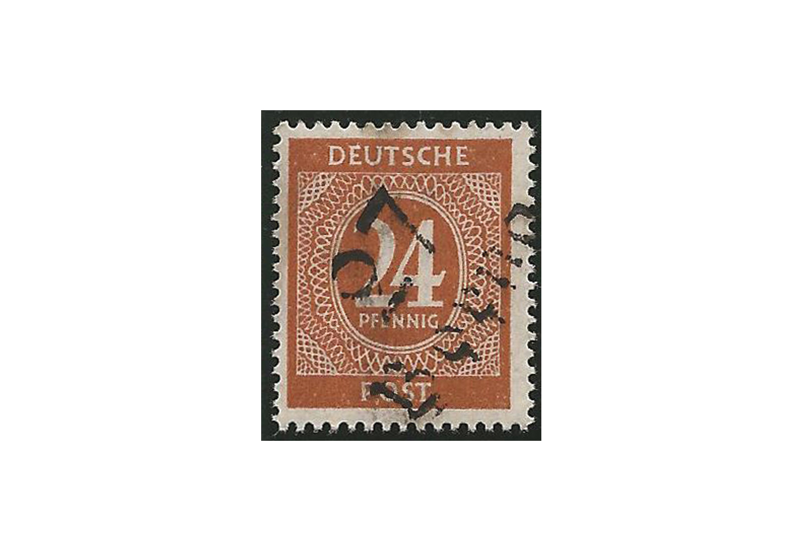 SBZ Bezirkshandstempel - Ziffernausgaben Michel Nr. I m postfrisch geprüft