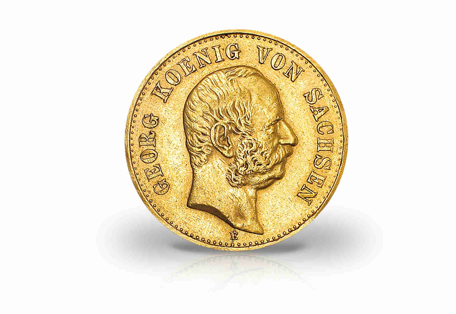 20 Mark Goldmünze 1903 Kaiserreich König Georg Sachsen Jaeger-Nr. 266