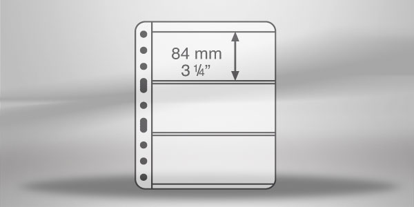 VARIO-PLUS-Hüllen mit 3 Einteilungen (schwarz)