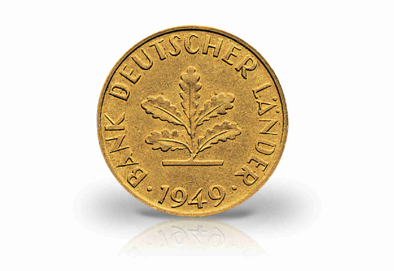 10 Pfennig 1949 BRD Prägestätte D-J Jaeger-Nr. 378