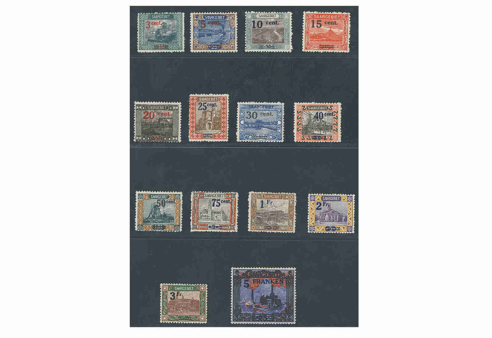 Briefmarken Saar 70/83 gest.
