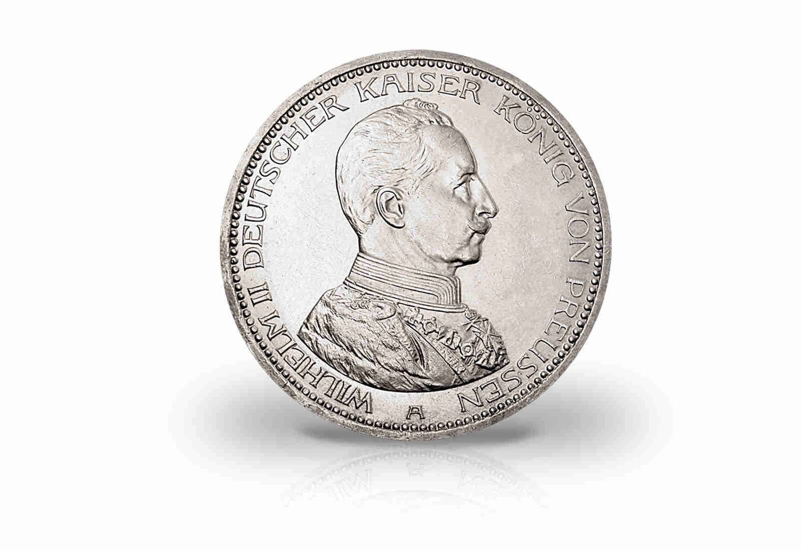 5 Mark 1913-1914 Deutsches Kaiserreich Preußen Kaiser Wilhelm II. Jaeger 114
