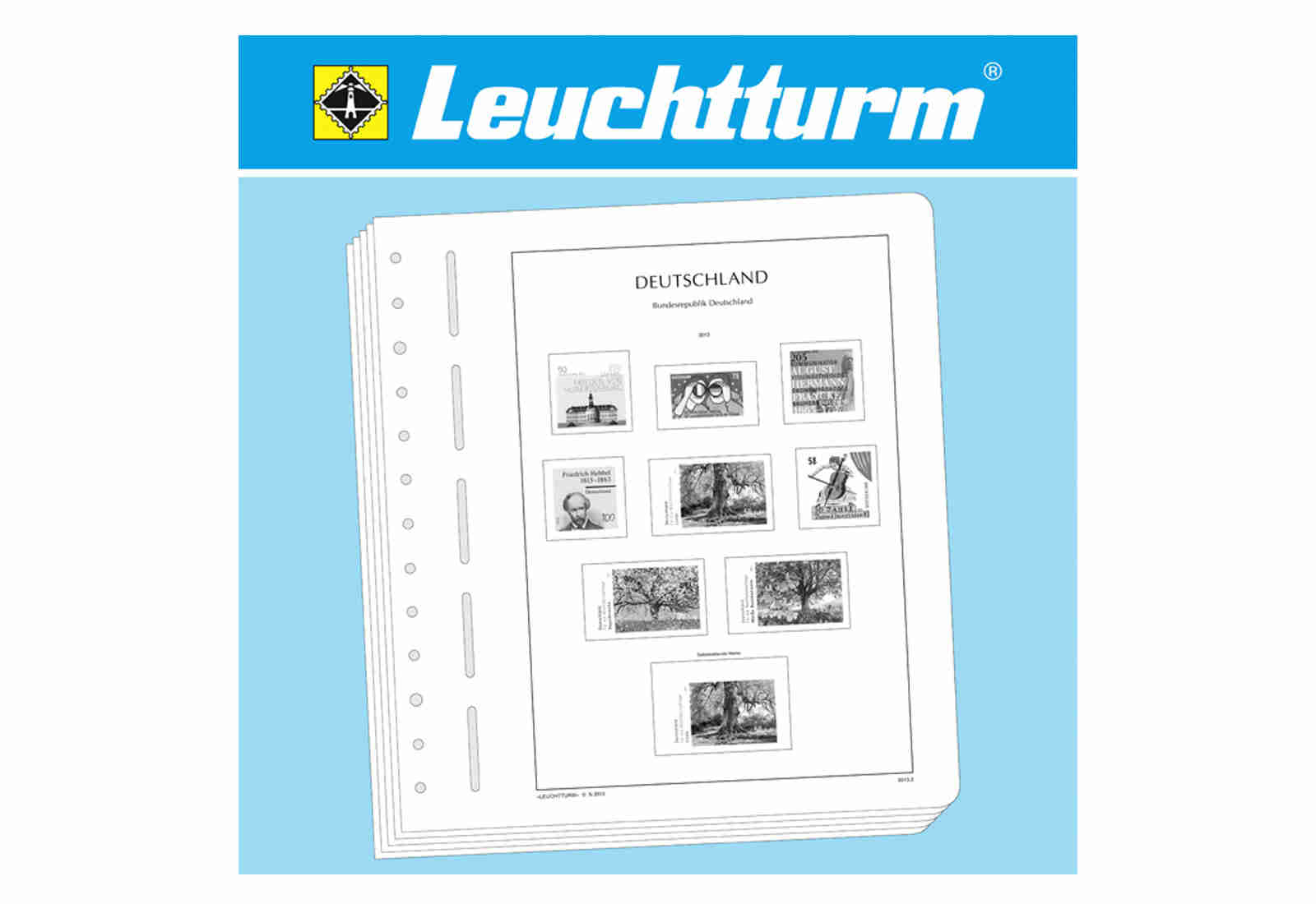 LEUCHTTURM SF-Vordruckblätter Italien 1980-1989