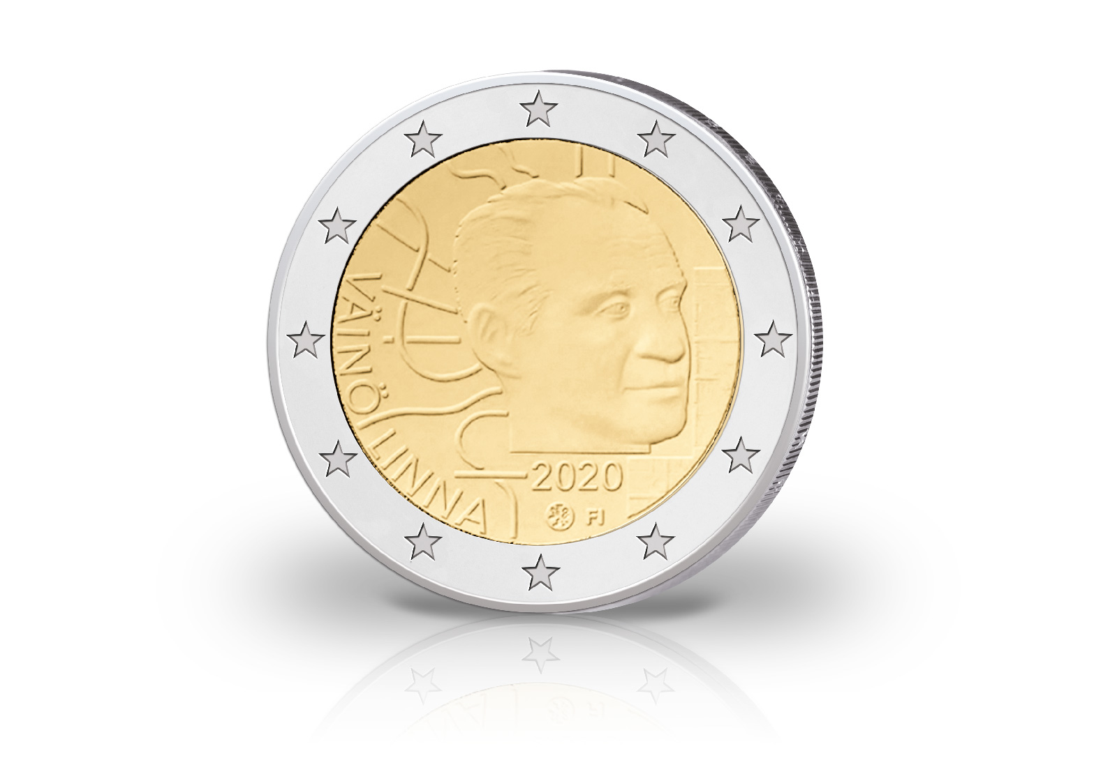 2 Euro 2020 Finnland 100. Geburtstag von Väinö Linna