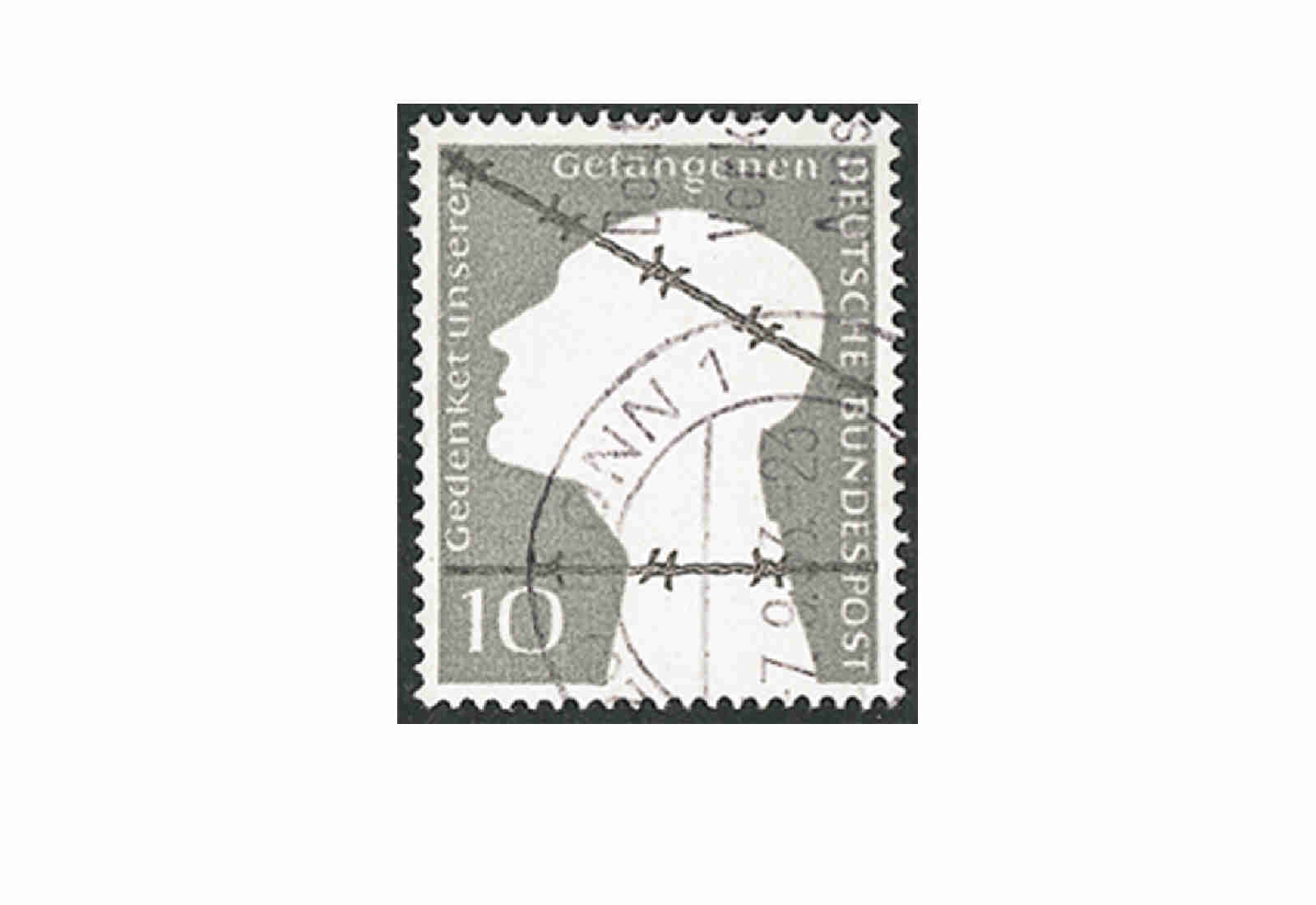 Briefmarke BRD Kriegsgefangene 1953 Michel-Nr. 165 gestempelt