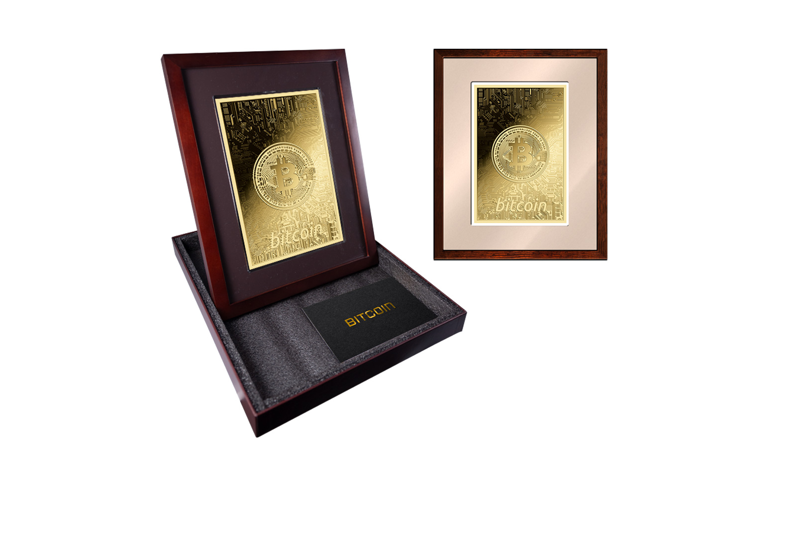 1/10 oz Goldbarren Bitcoin 999/1000