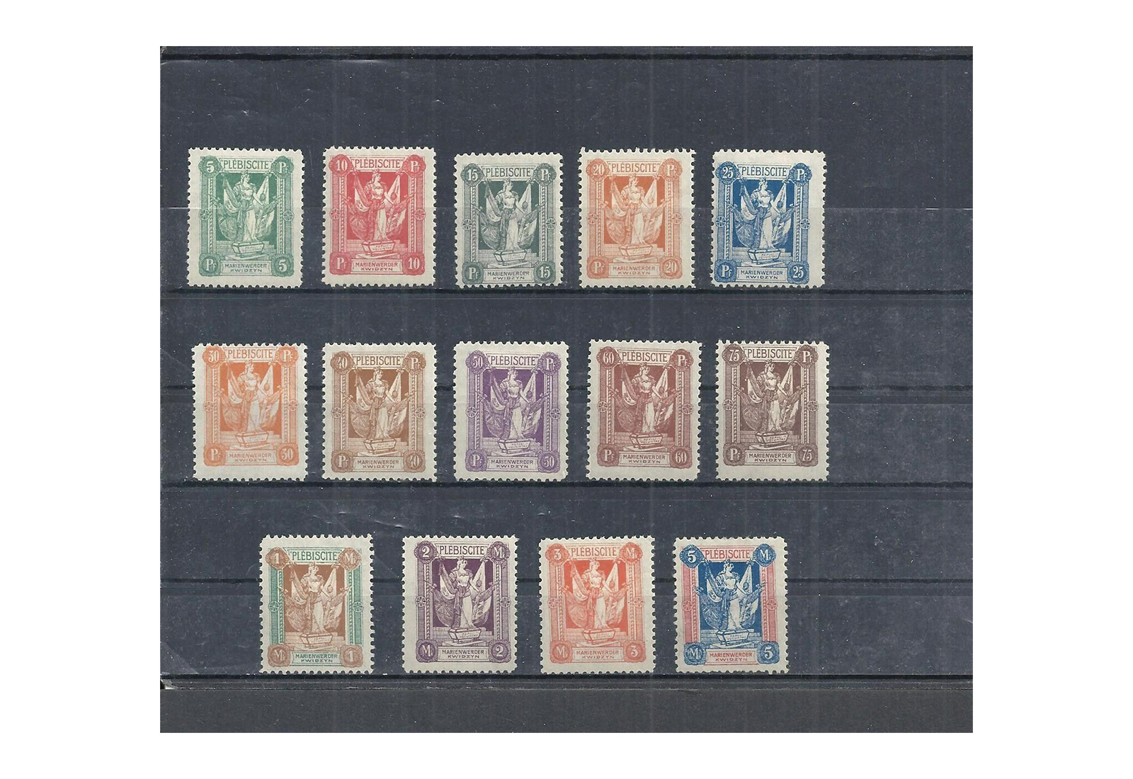 Briefmarke Marienwerder Dt. Abstimmungsgebiete MiNr.: 30-43 **