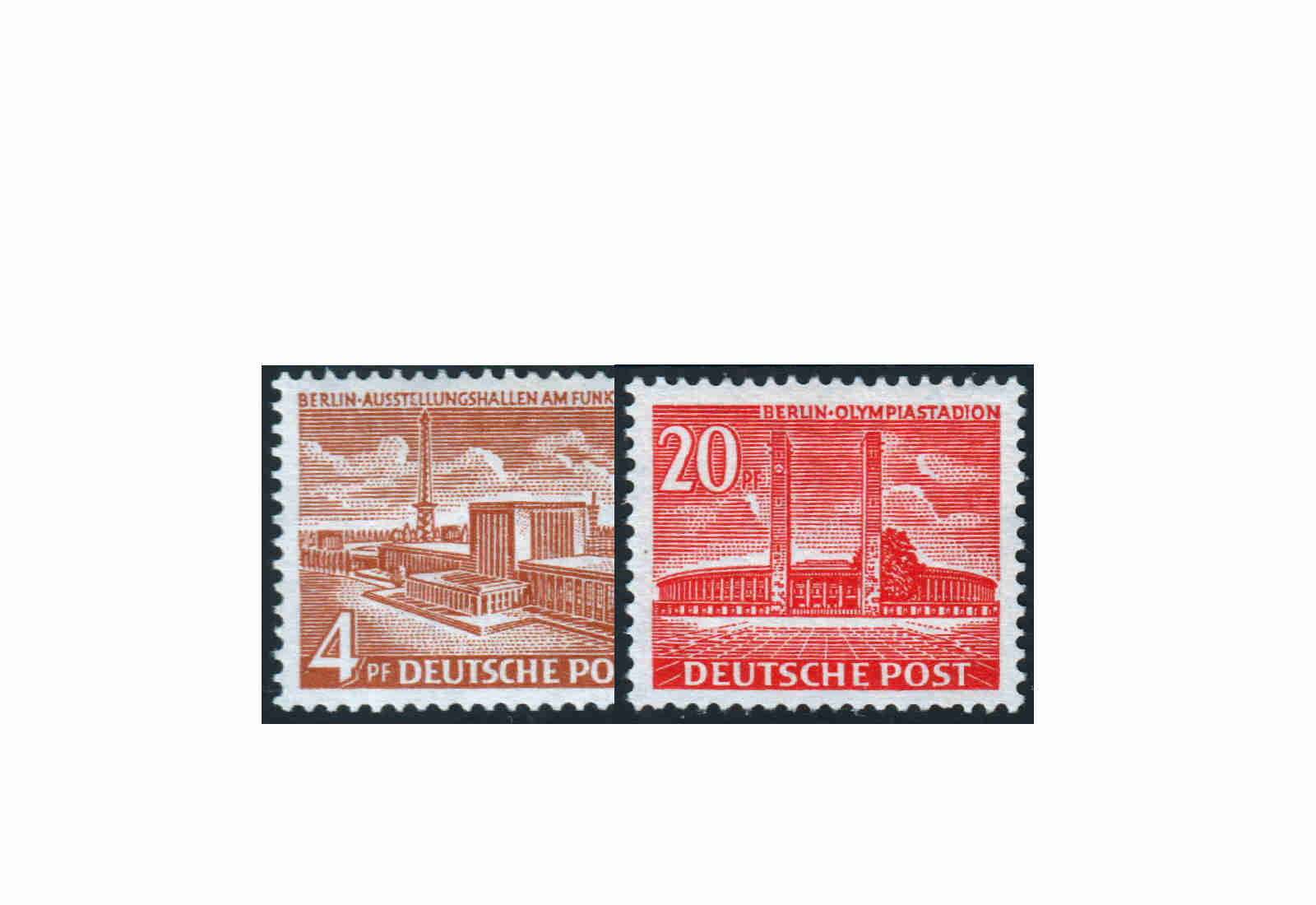 Berlin Frühausgaben Mi.Nr. 112/113 postfrisch
