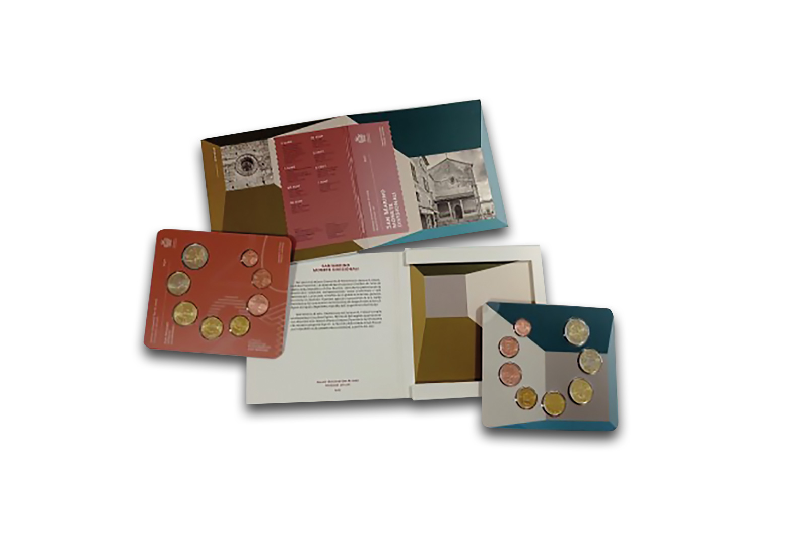 Kursmünzensatz 2021 San Marino st im Blister