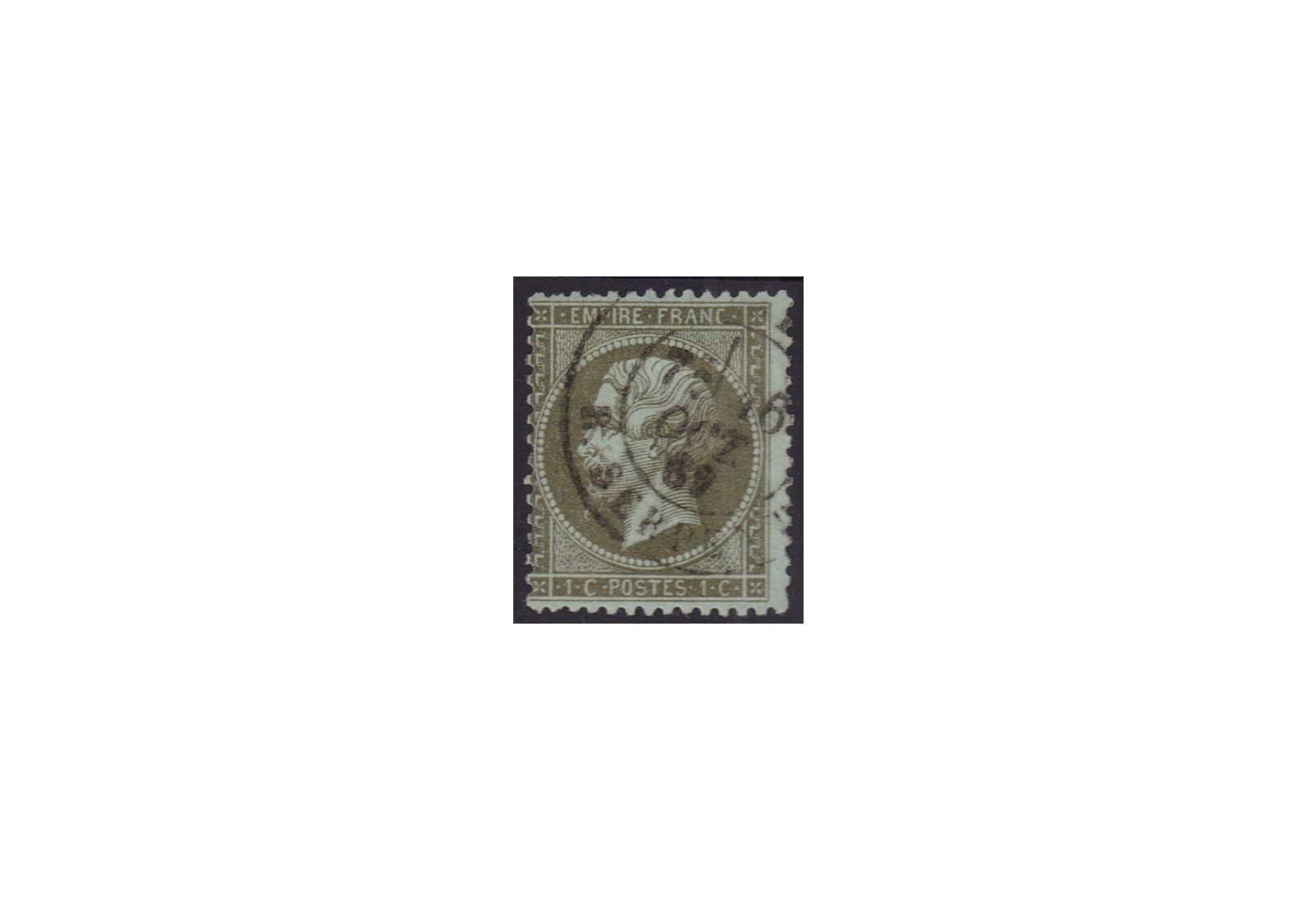 Frankreich Kaiserreich 1853 bis 1869 Michel Nr. 18 b gestempelt