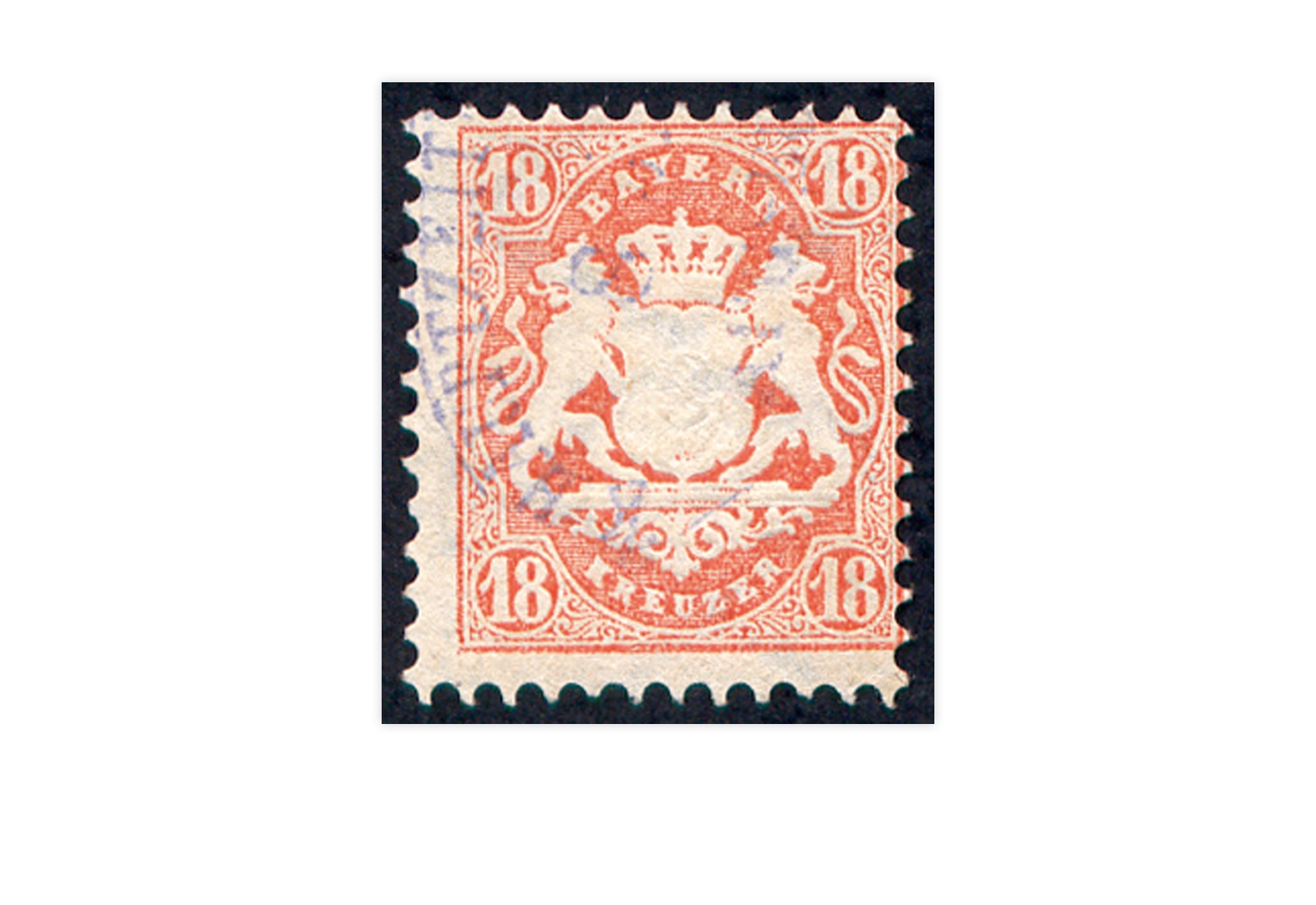 Bayern Mi.Nr. 27 X gest. 18 Kreuzer Altdeutschland