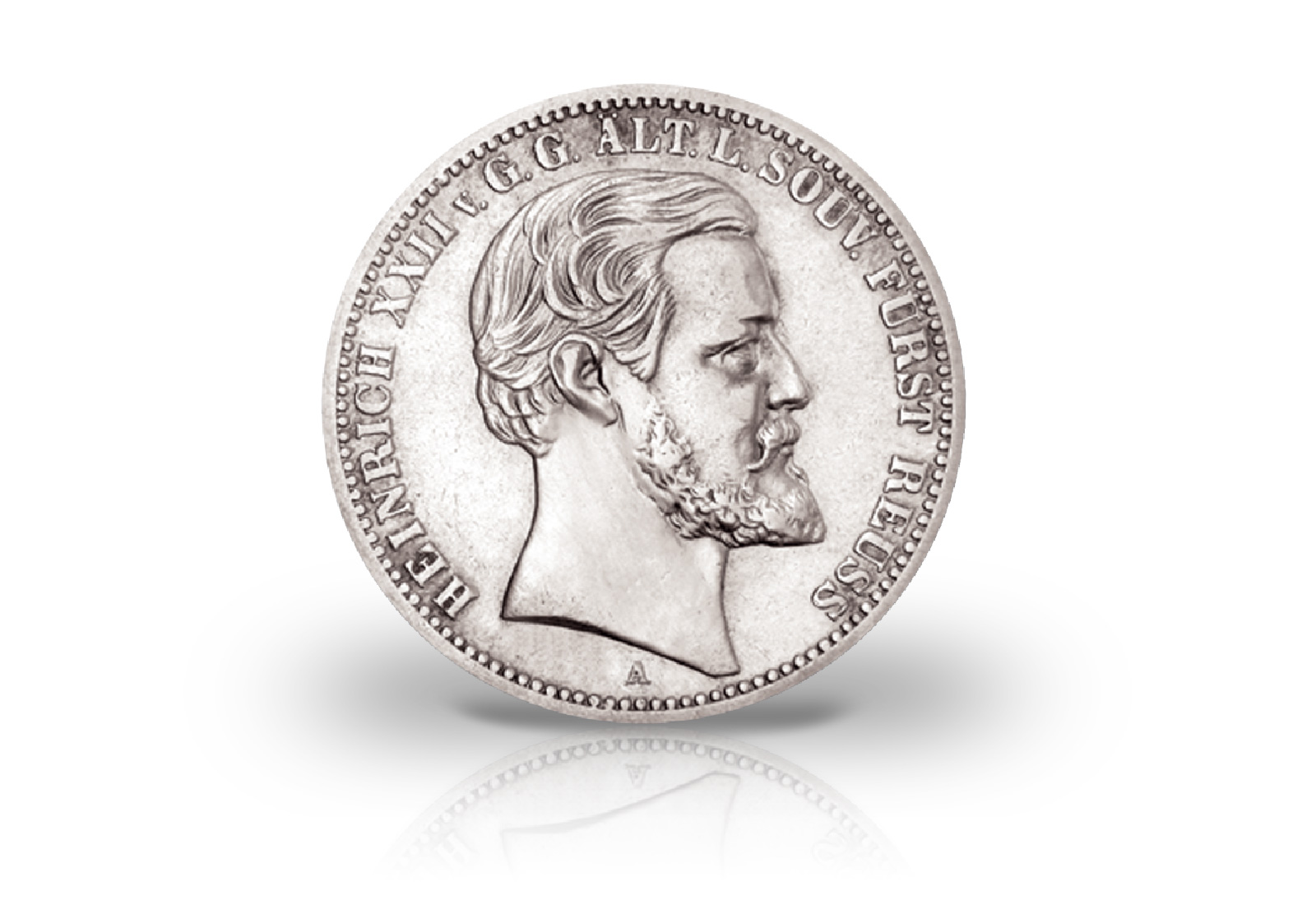 2 Mark 1892 Deutsches Kaiserreich Reuss Heinrich XXII. Jaeger-Nr. 117