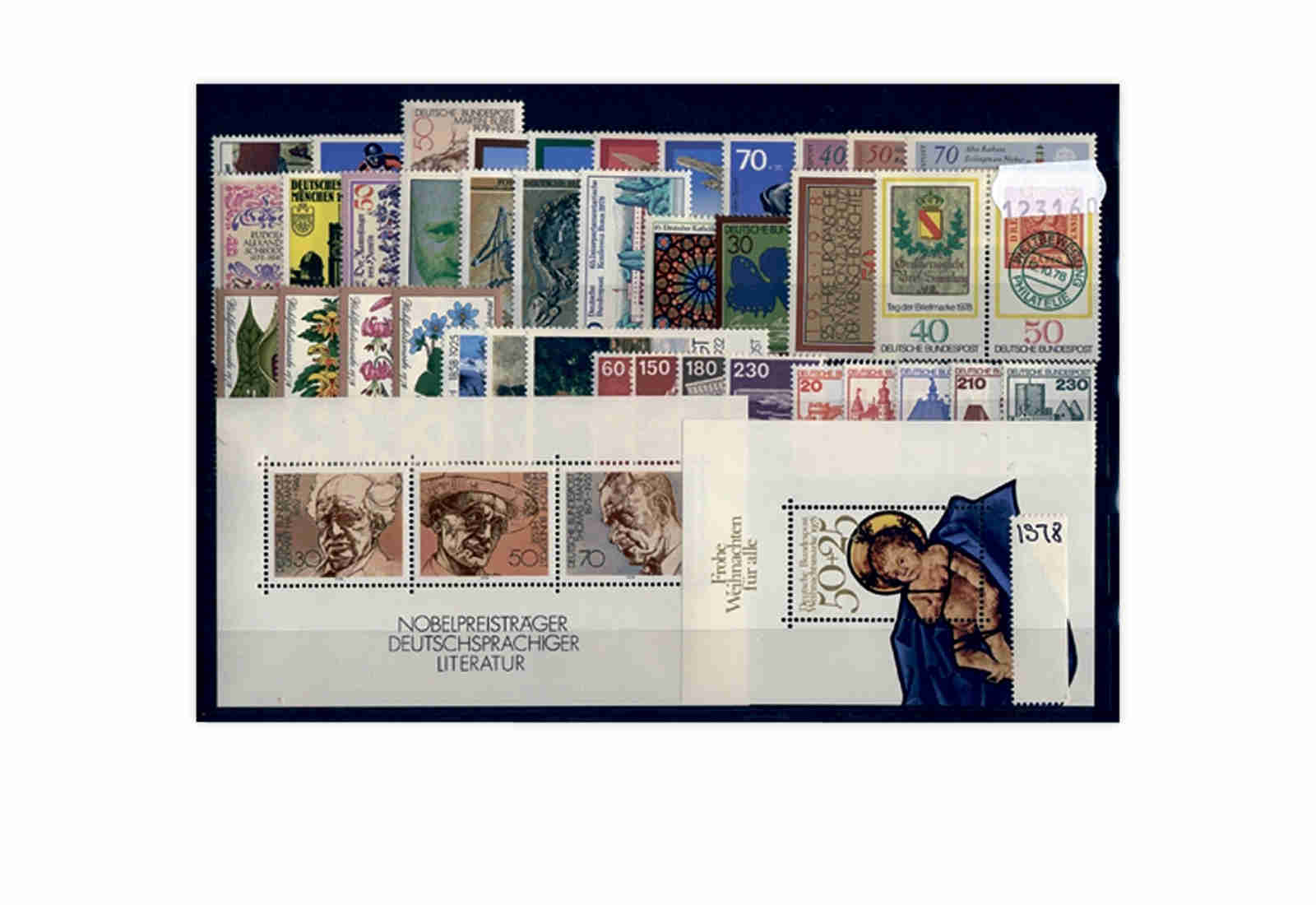 Briefmarken BRD Jahrgang 1978 Michel-Nr. 956-999  postfrisch