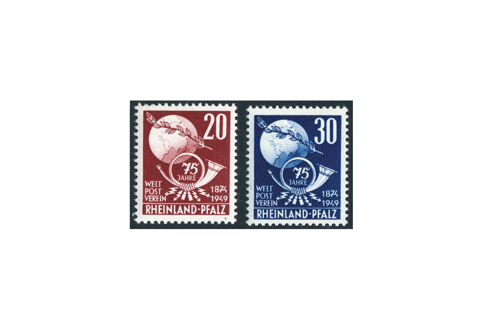 Französische Zone Rheinland Pfalz Mi.Nr. 51/52 postfrisch