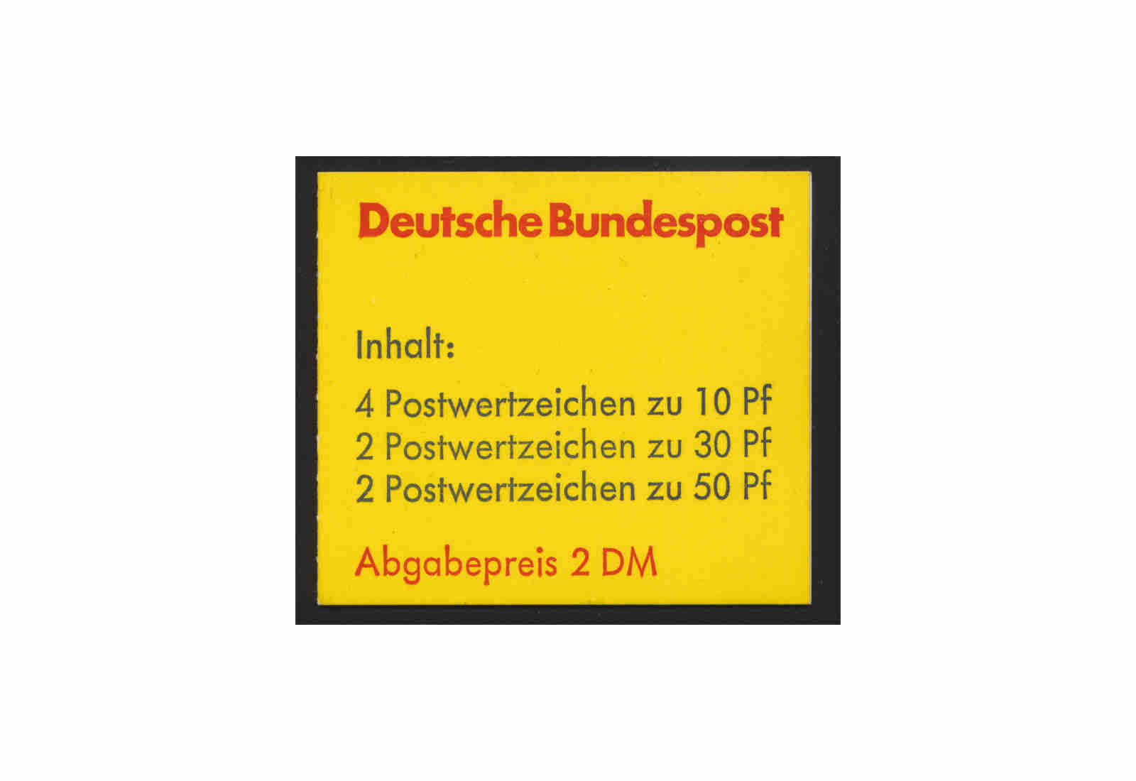 BRD Markenheftchen 22 1980 postfrisch