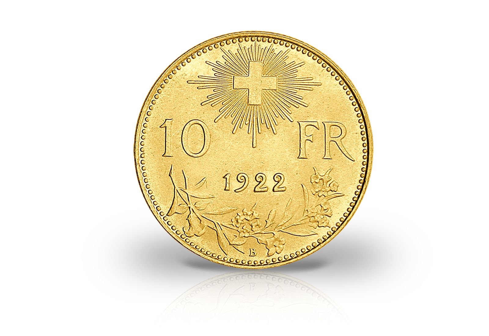 10 Franken Goldmünze Schweiz Vreneli Jahrgang unserer Wahl