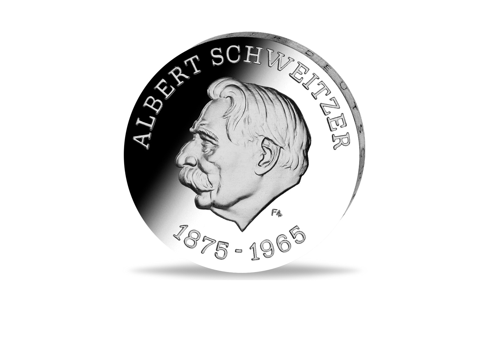DDR 10 Mark Probe 1975 st 100. Geburtstag von Albert Schweitzer