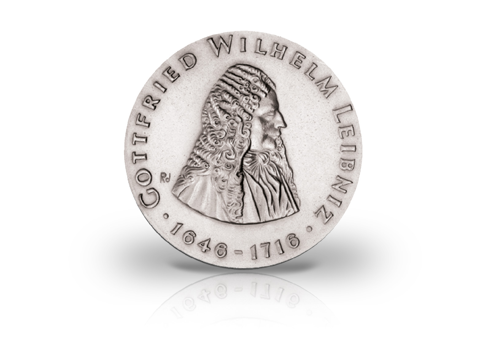 20 Mark Gedenkmünze 1966 DDR Leibniz Jaeger-Nr. 1518