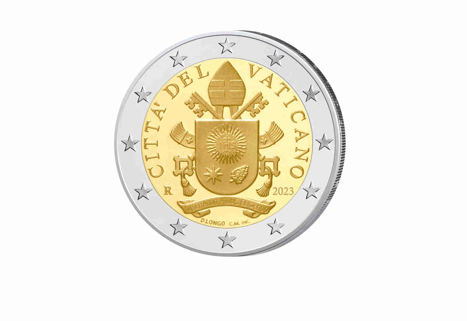 2 Euro Kursmünze Vatikan 2023 st