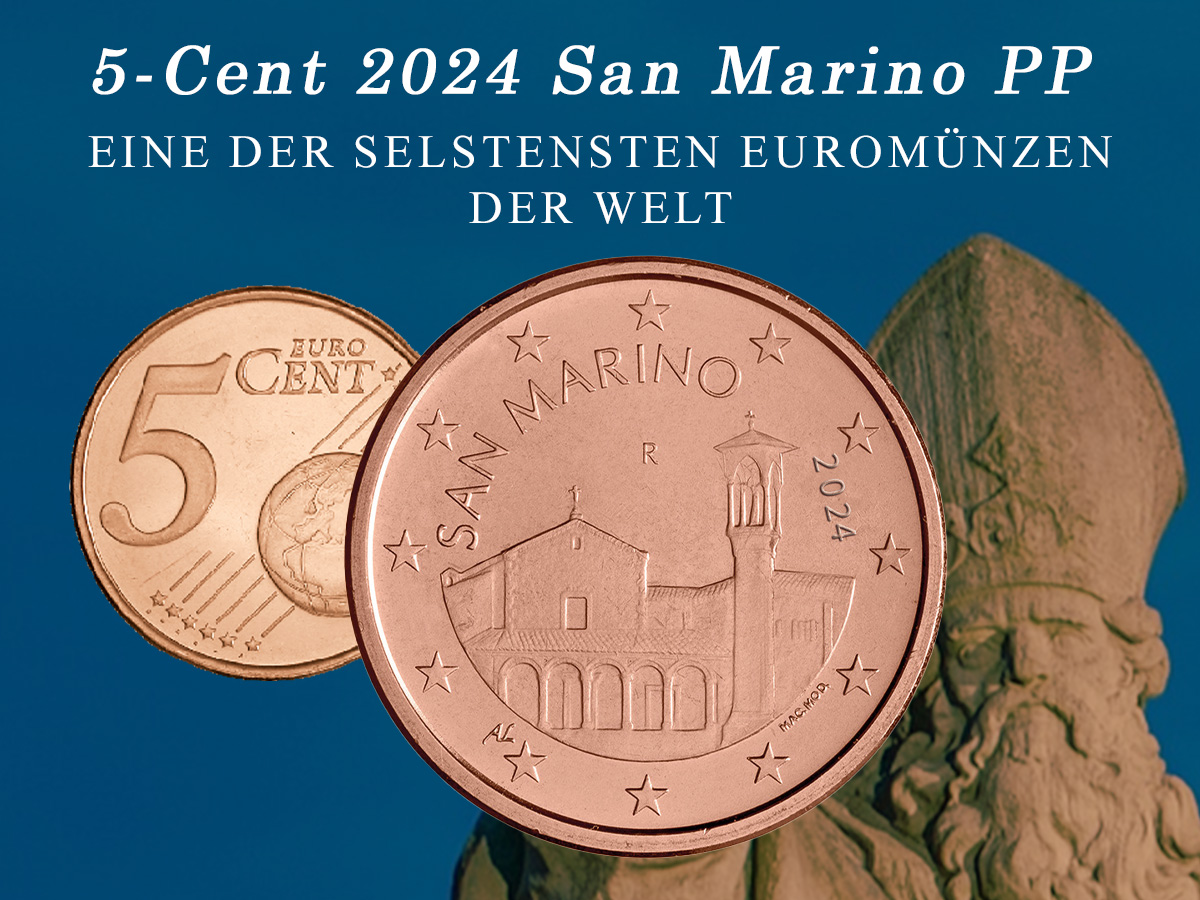 5 Cent 2024 San Marino Kursmünze PP