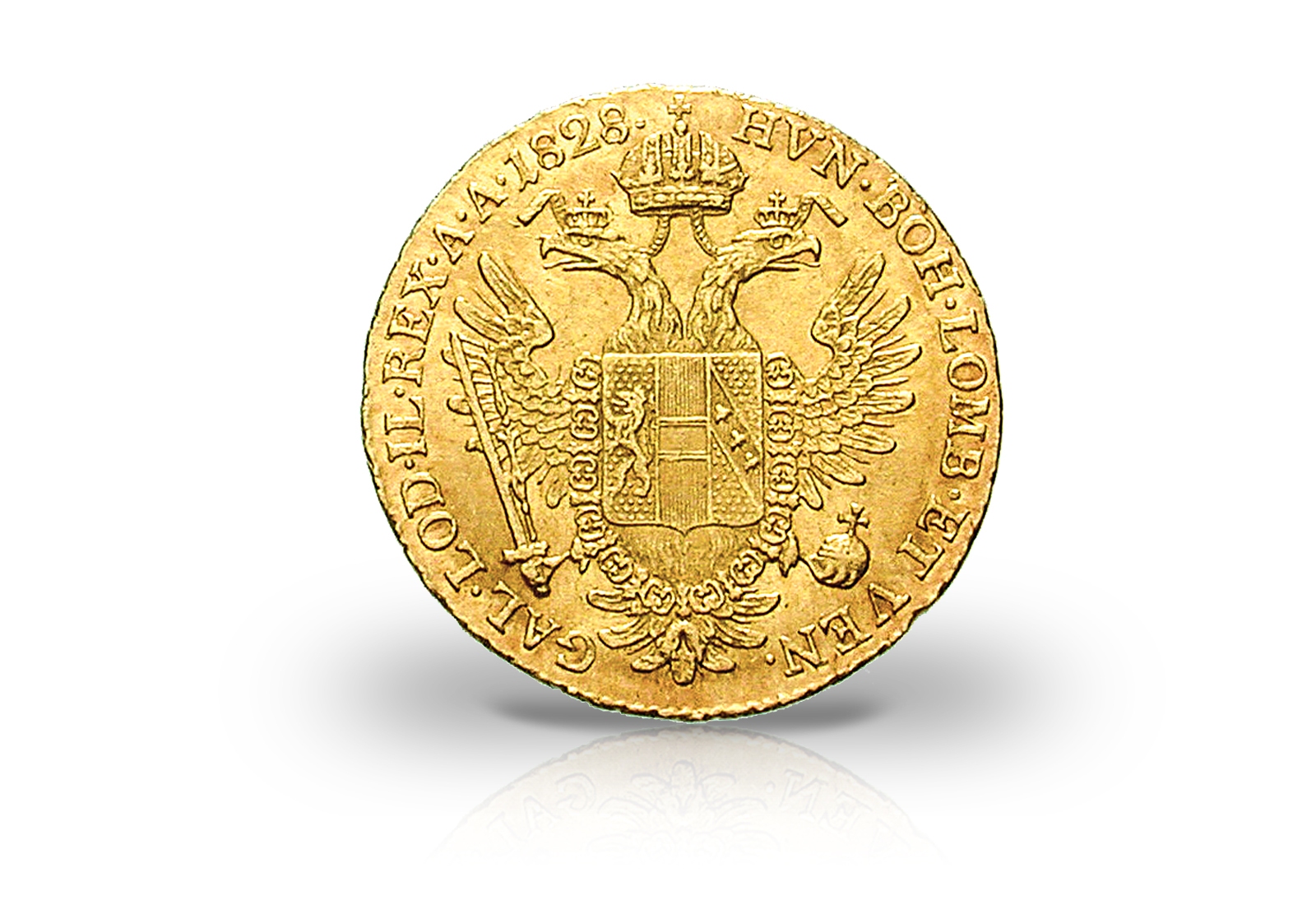 1 Dukat Goldmünze 1825-1835 Österreich Franz II. (I)