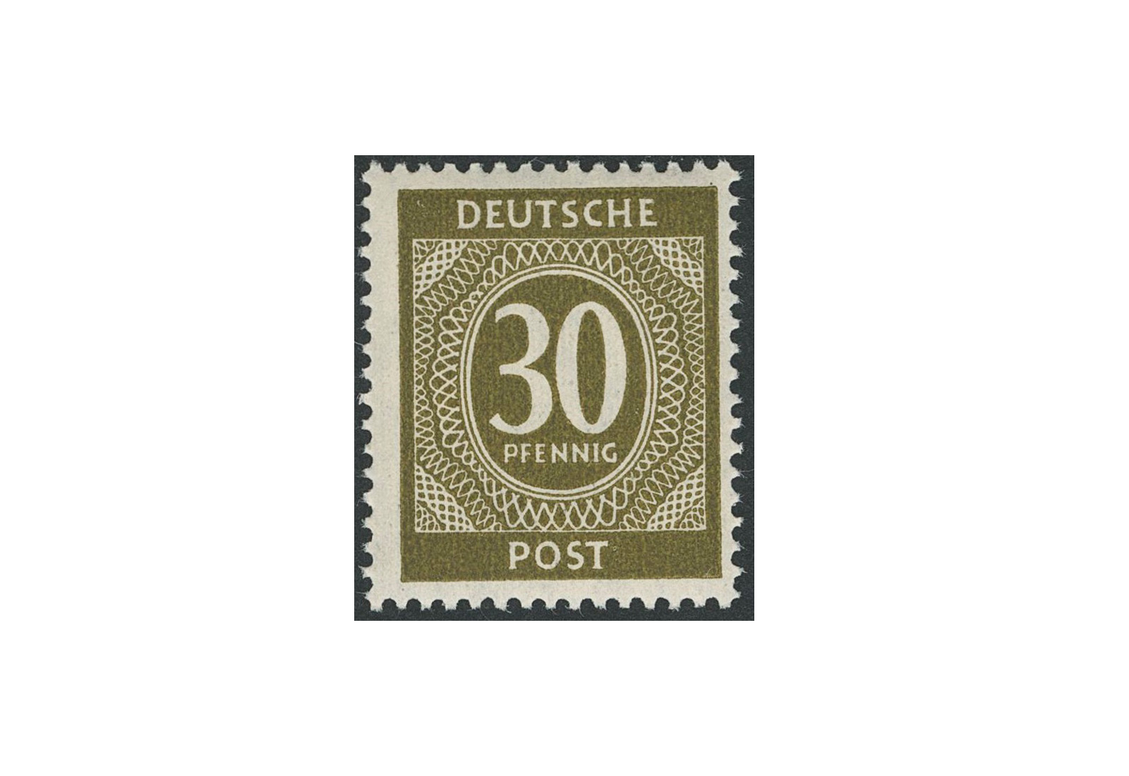 Briefmarke Alliierte Besetzung Kontrollrat I 1946 Michel-Nr. 928 b postfrisch