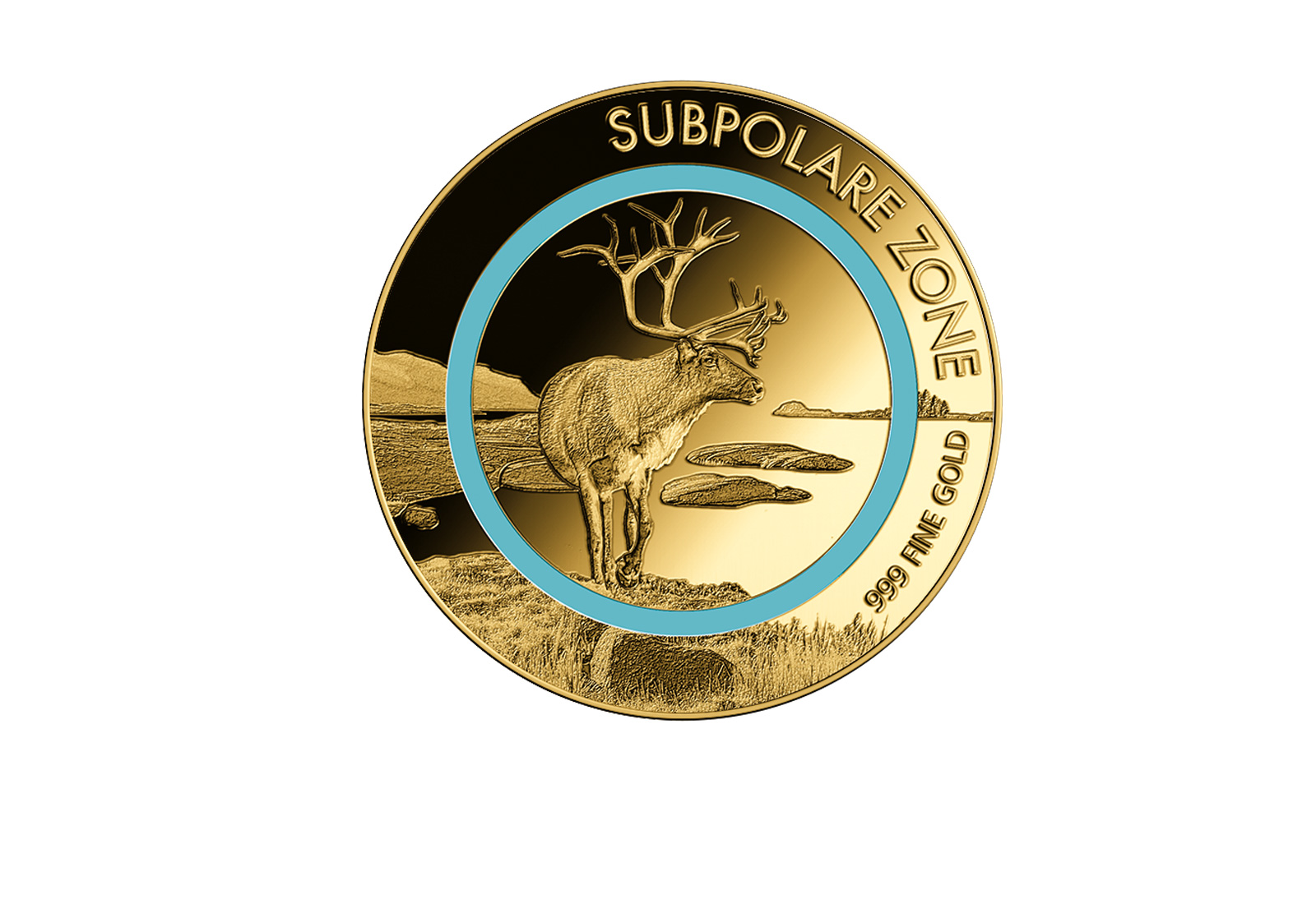 Goldmünze Subpolare Zone - Edition "Unsere Erde und ihre Klimazonen"
