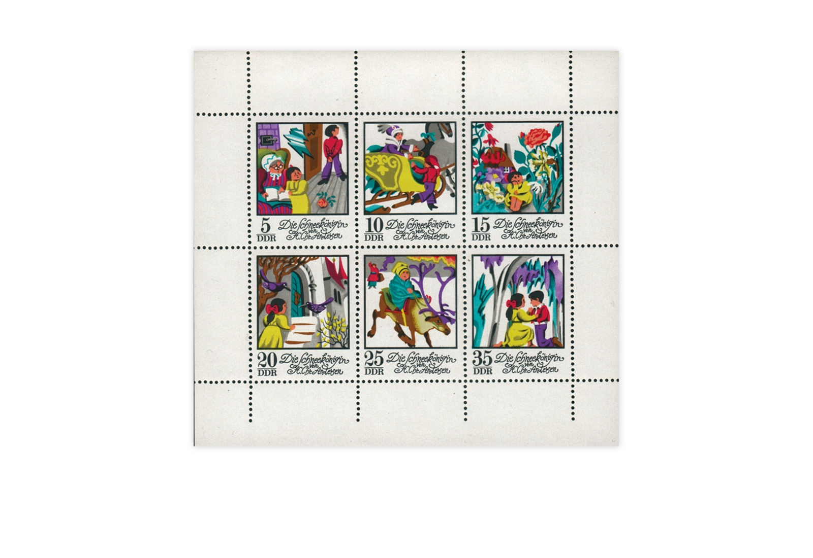 DDR Kleinbogen Mi.Nr. 1801-1806 **