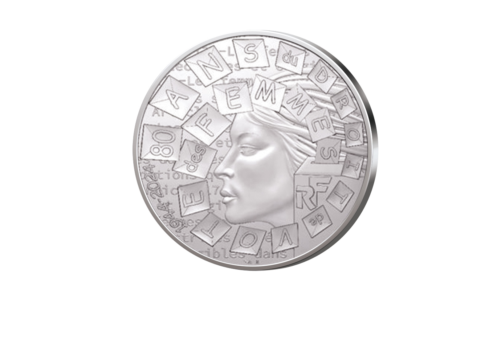 100 Euro Silber 2024 Frankreich 80 Jahre Frauenwahlrecht st