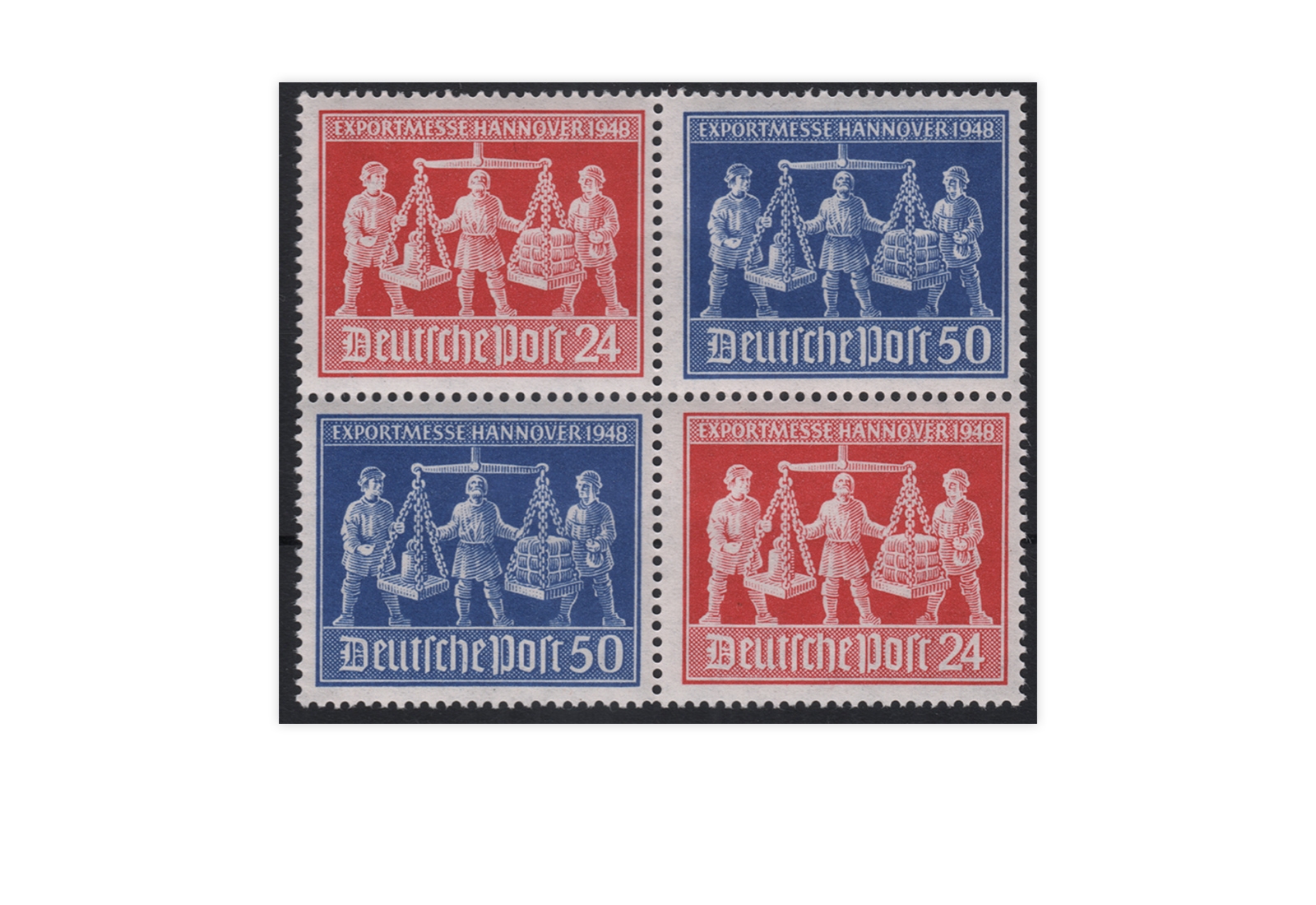 Alliierte Besetzung Exportmesse Hannover Mi.Nr. 969/970 VZd 2 **