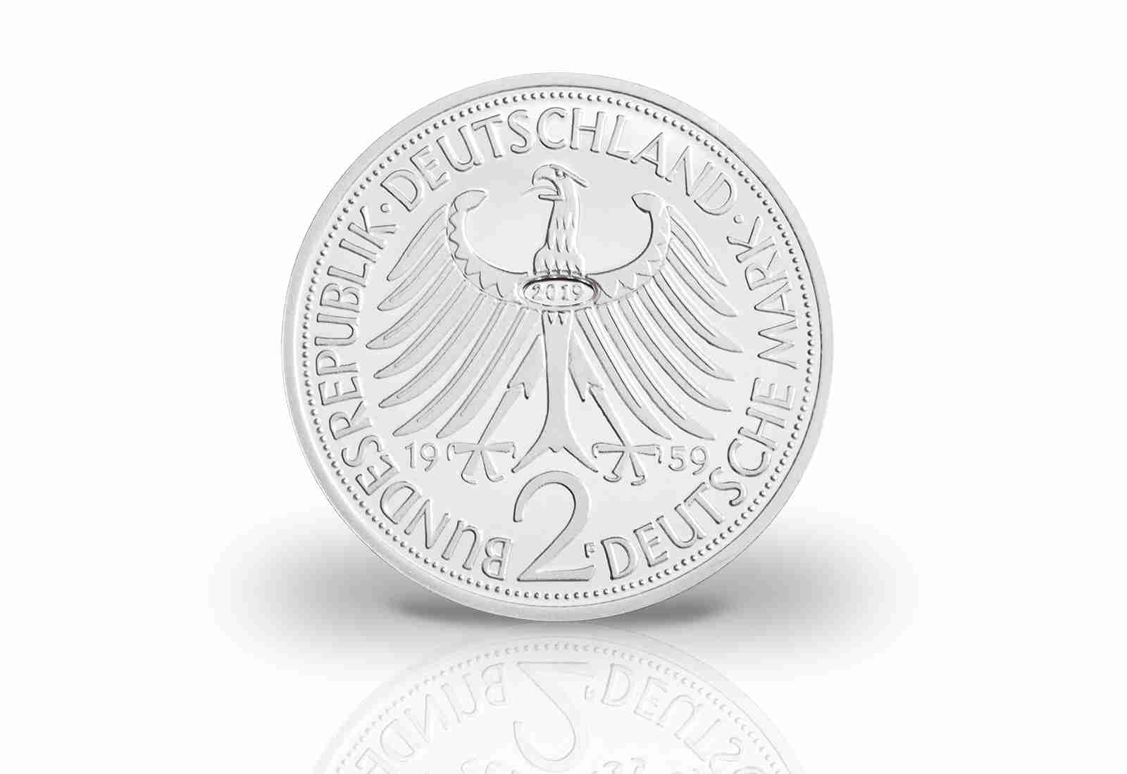 2 DM Neuprägung Max Planck 1959 F