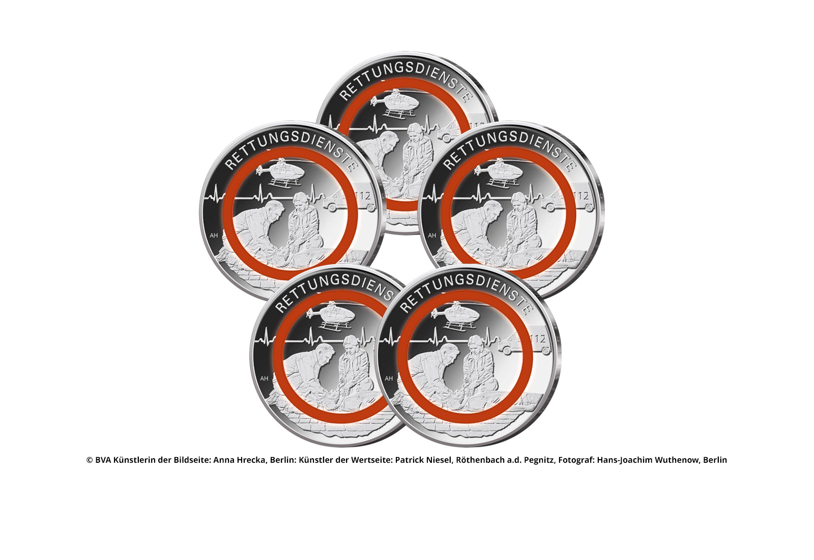 10 Euro Deutschland 2026 Rettungsdienste - Im Dienst der Gesellschaft Prägestätte A-J st