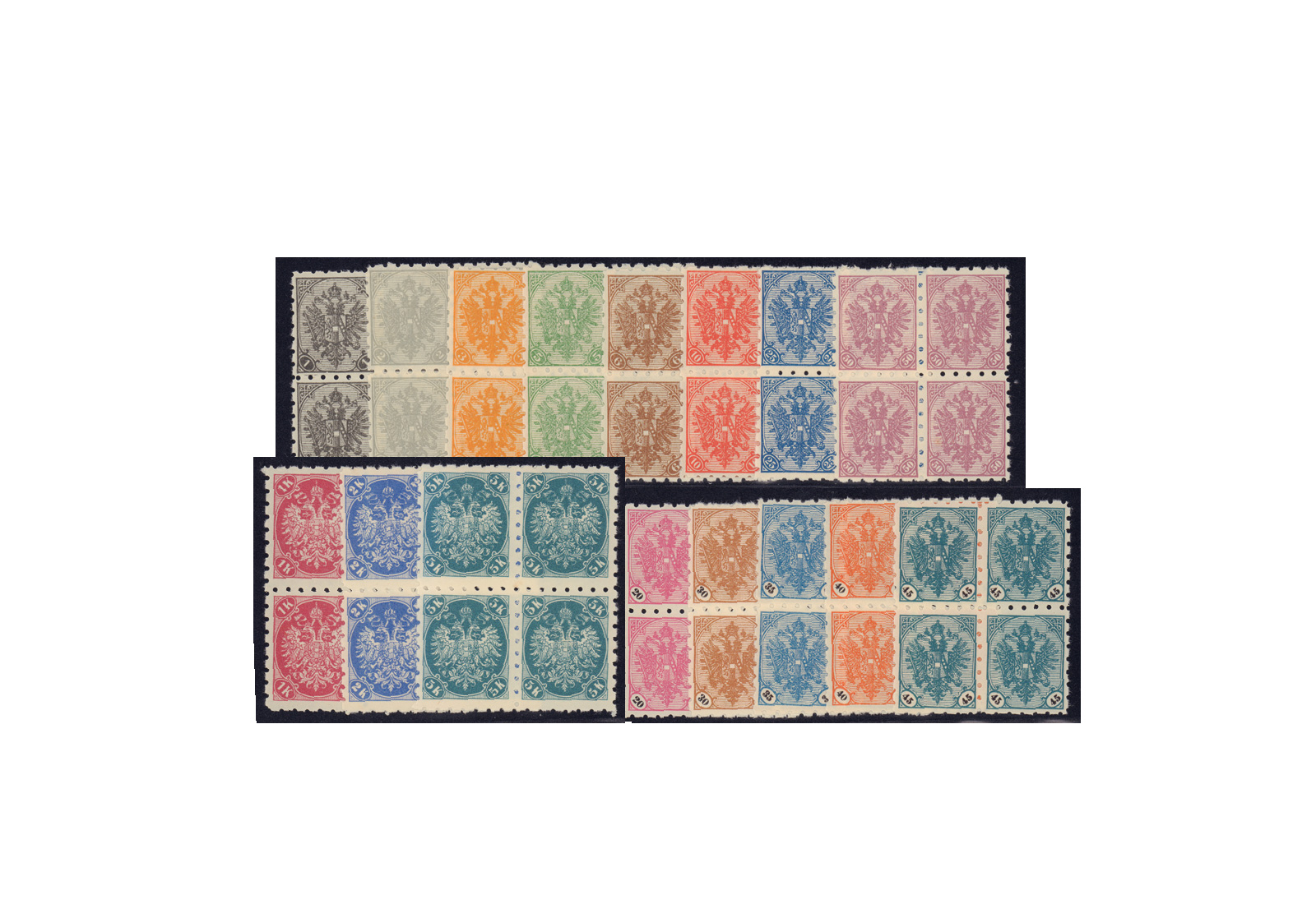 Briefmarke Österreich/Bosnien Herzegowina 1900-1905 Michel-Nr. 10-15,17,20-28 VB postfrisch